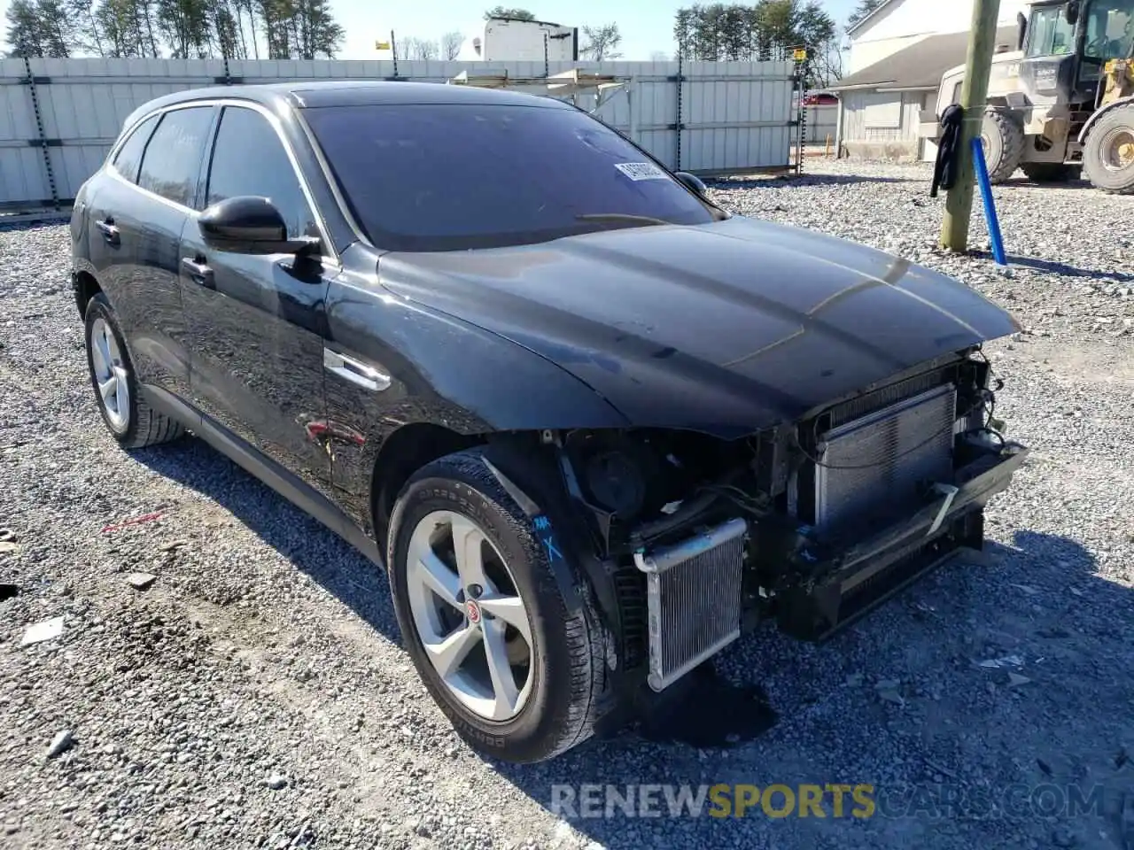 1 Photograph of a damaged car SADCS2FX0LA644284 JAGUAR F-PACE 2020