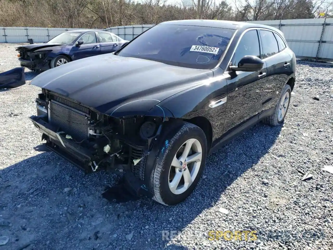 2 Photograph of a damaged car SADCS2FX0LA644284 JAGUAR F-PACE 2020