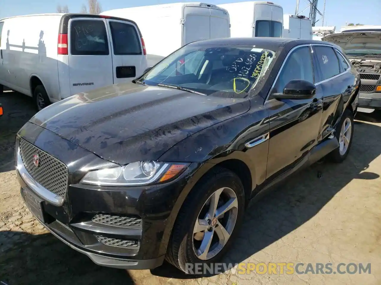 2 Фотография поврежденного автомобиля SADCS2FX2LA644836 JAGUAR F-PACE 2020