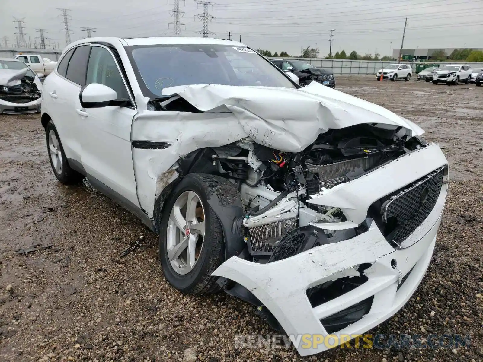 1 Photograph of a damaged car SADCS2FX3LA645803 JAGUAR F-PACE 2020