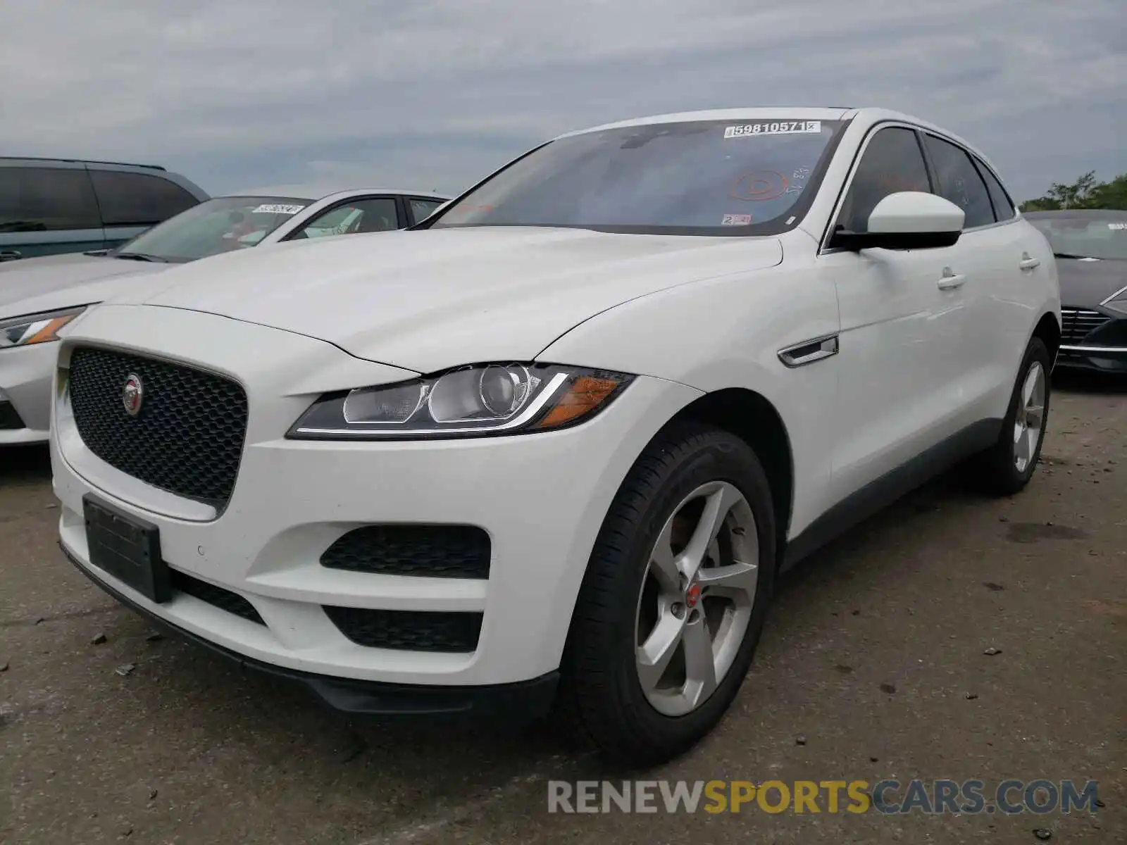 2 Фотография поврежденного автомобиля SADCS2FX4LA645888 JAGUAR F-PACE 2020