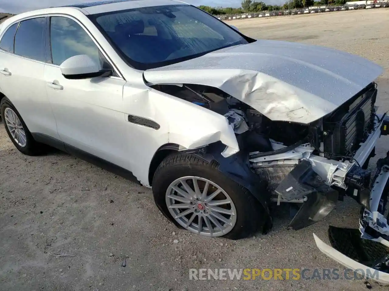 9 Photograph of a damaged car SADCS2FX4LA657104 JAGUAR F-PACE 2020