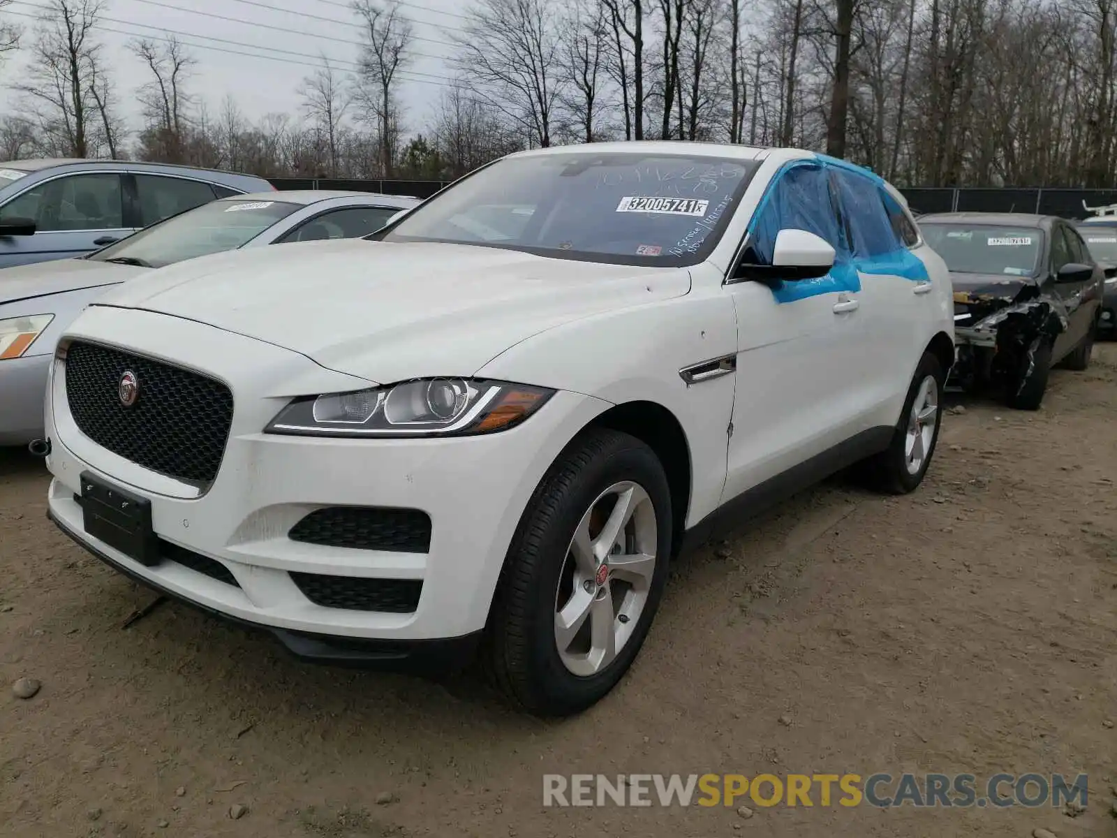 2 Фотография поврежденного автомобиля SADCS2FX7LA645884 JAGUAR F-PACE 2020