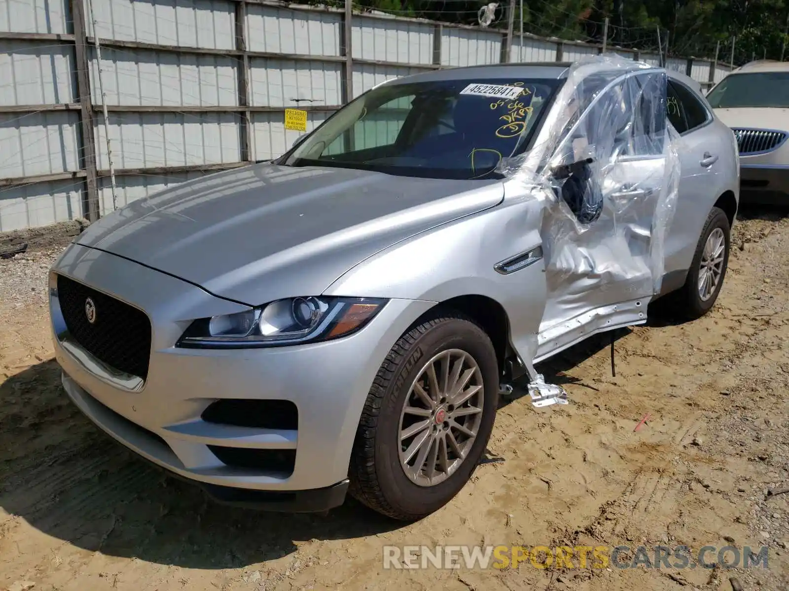 2 Photograph of a damaged car SADCS2FX8LA639530 JAGUAR F-PACE 2020