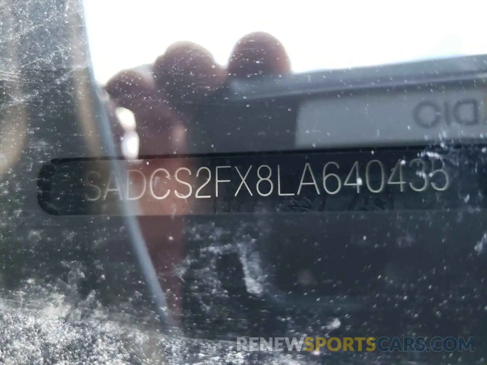 10 Photograph of a damaged car SADCS2FX8LA640435 JAGUAR F-PACE 2020