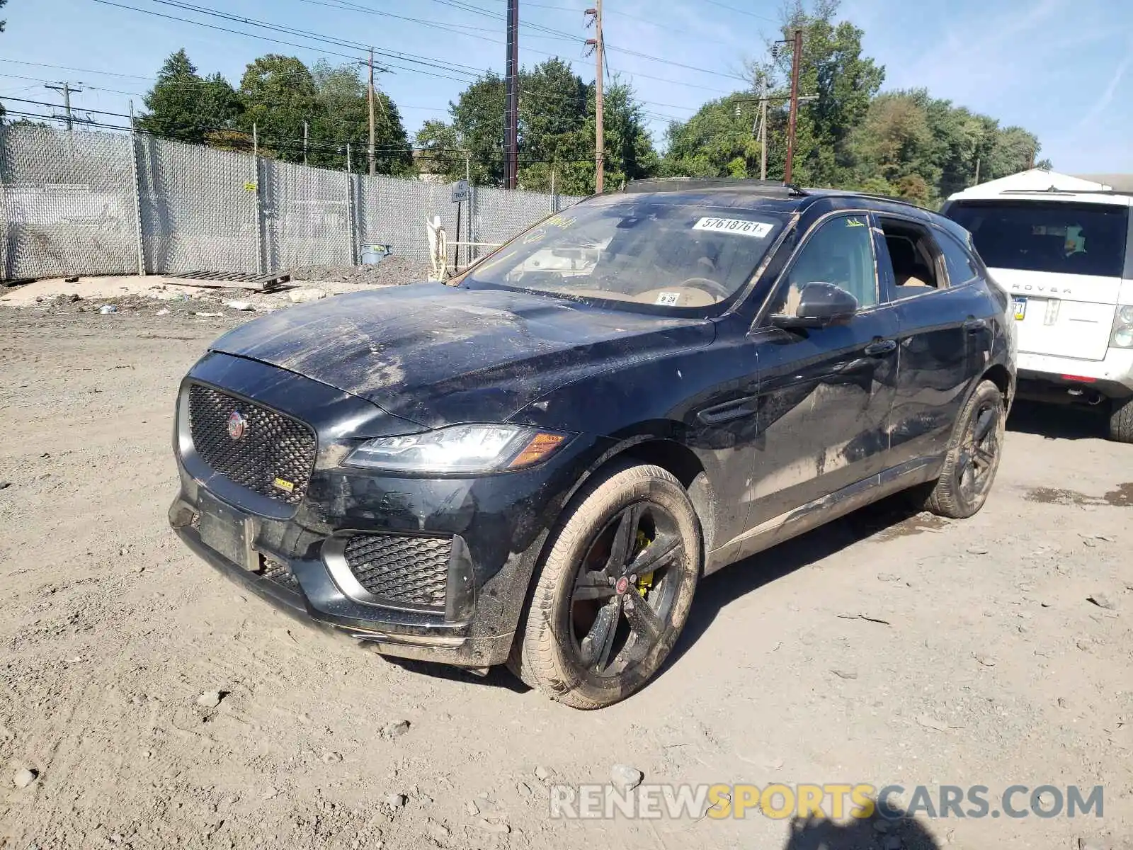 2 Фотография поврежденного автомобиля SADCX2GX0LA624679 JAGUAR F-PACE 2020