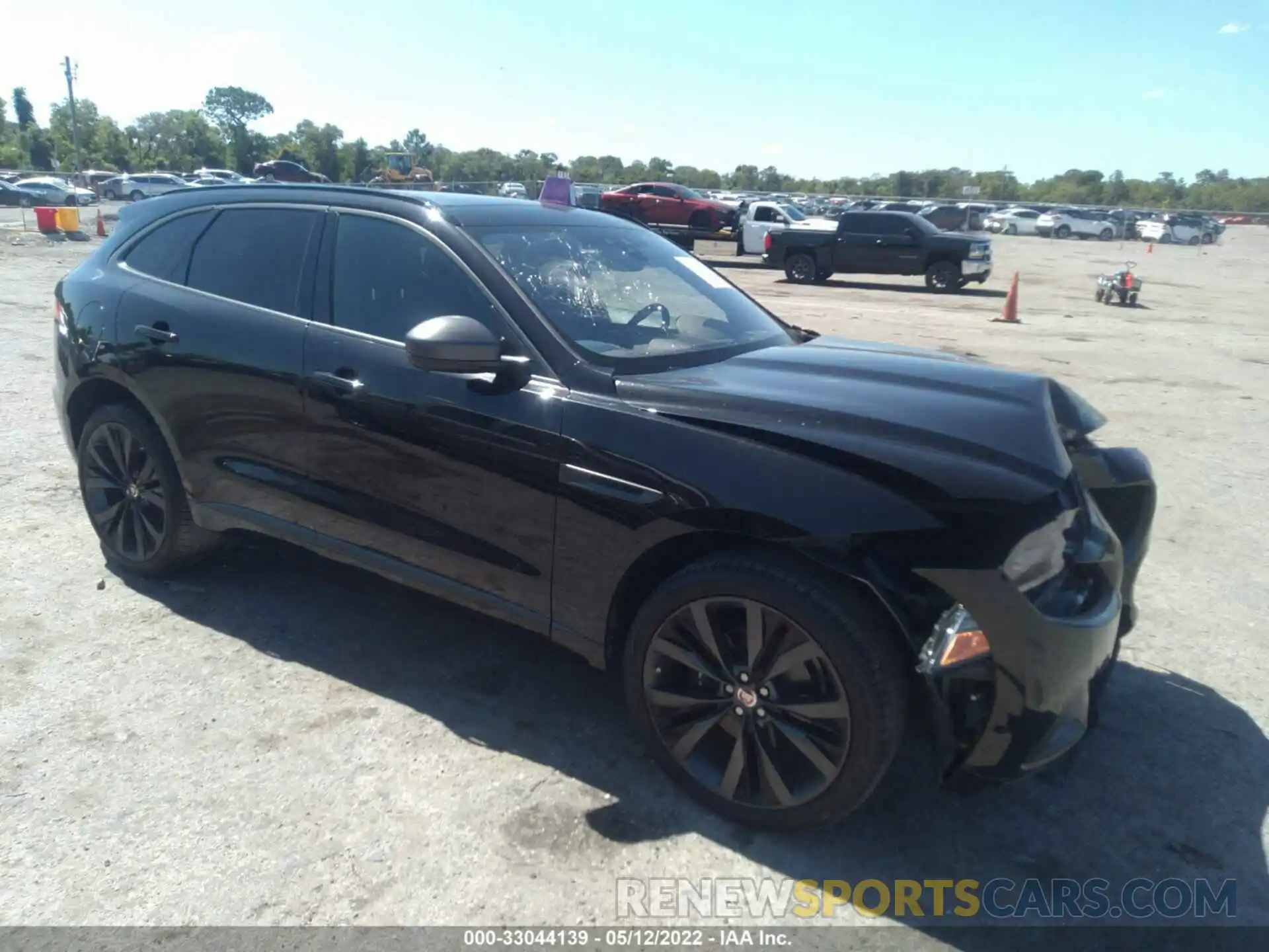 1 Photograph of a damaged car SADCX2GX2LA620763 JAGUAR F-PACE 2020