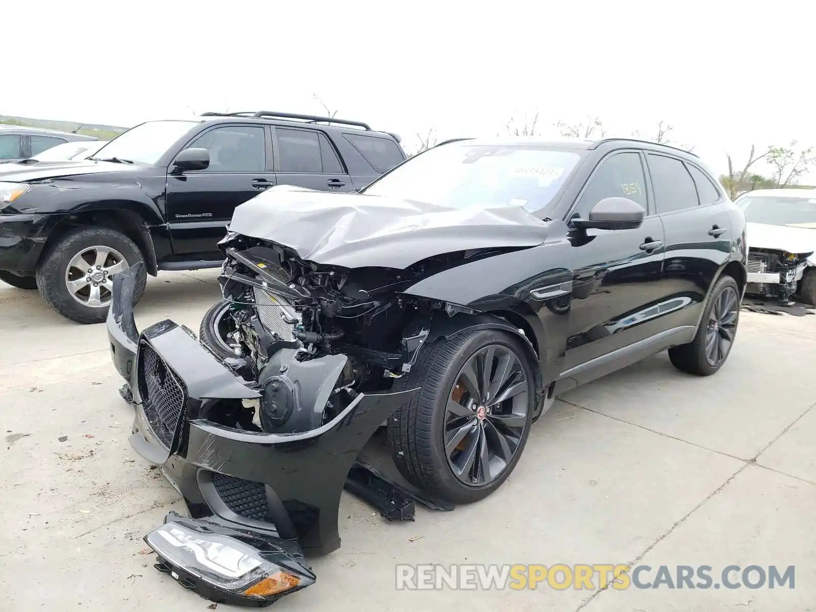 2 Photograph of a damaged car SADCX2GX2LA652399 JAGUAR F-PACE 2020