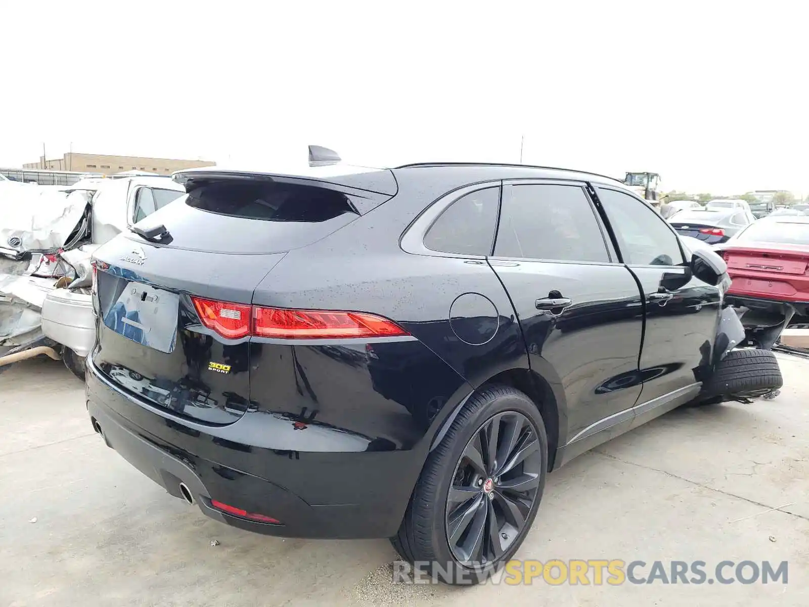 4 Фотография поврежденного автомобиля SADCX2GX2LA652399 JAGUAR F-PACE 2020