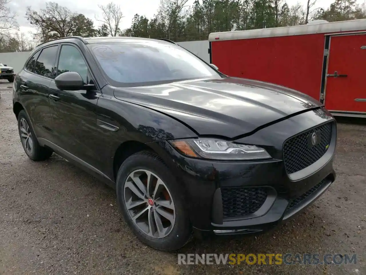 1 Photograph of a damaged car SADCX2GX3LA647499 JAGUAR F-PACE 2020