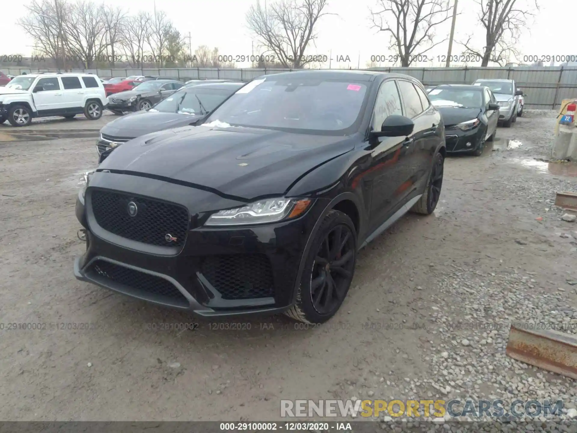 2 Фотография поврежденного автомобиля SADCZ2EE5LA625998 JAGUAR F-PACE 2020