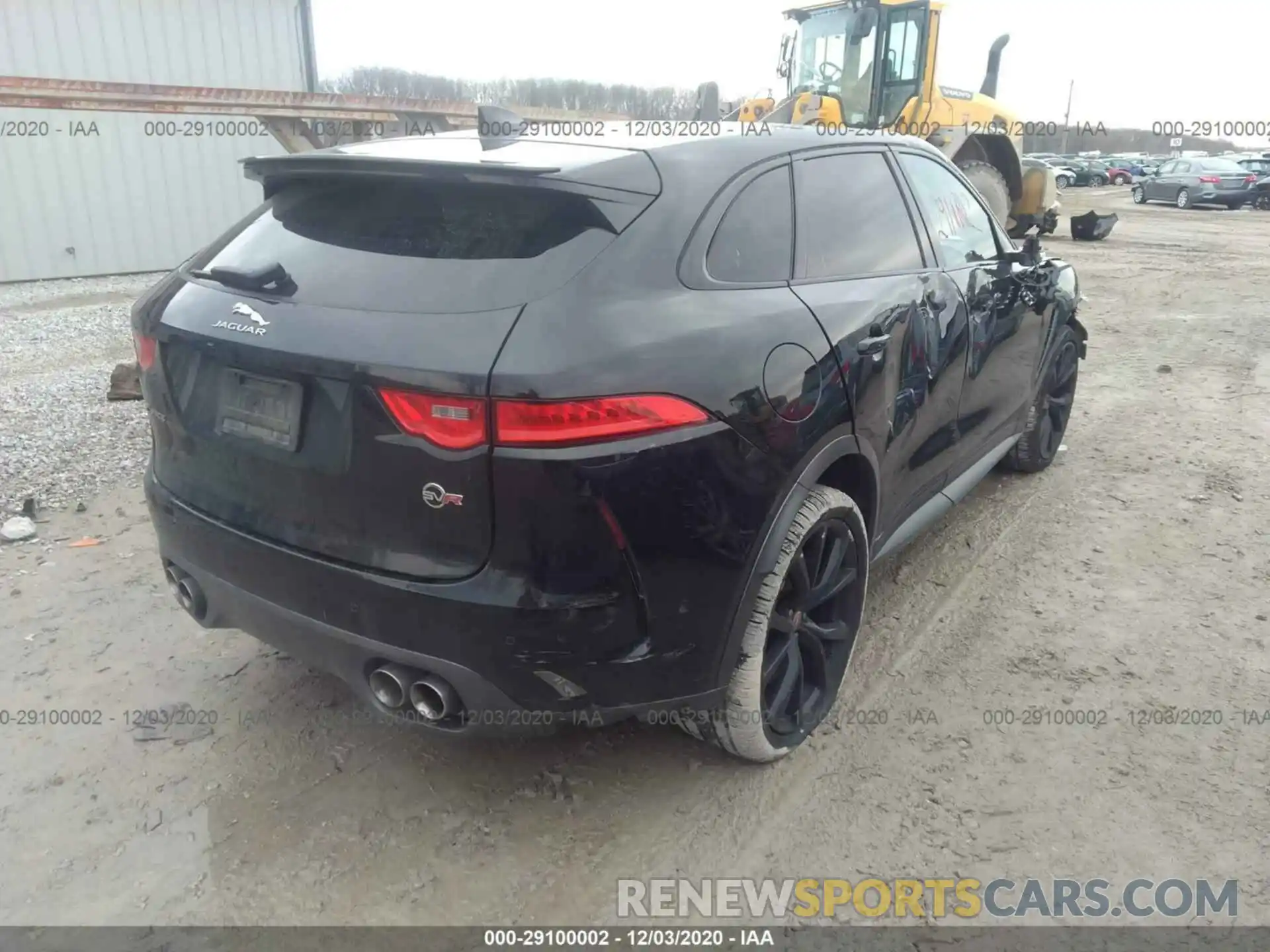 4 Фотография поврежденного автомобиля SADCZ2EE5LA625998 JAGUAR F-PACE 2020