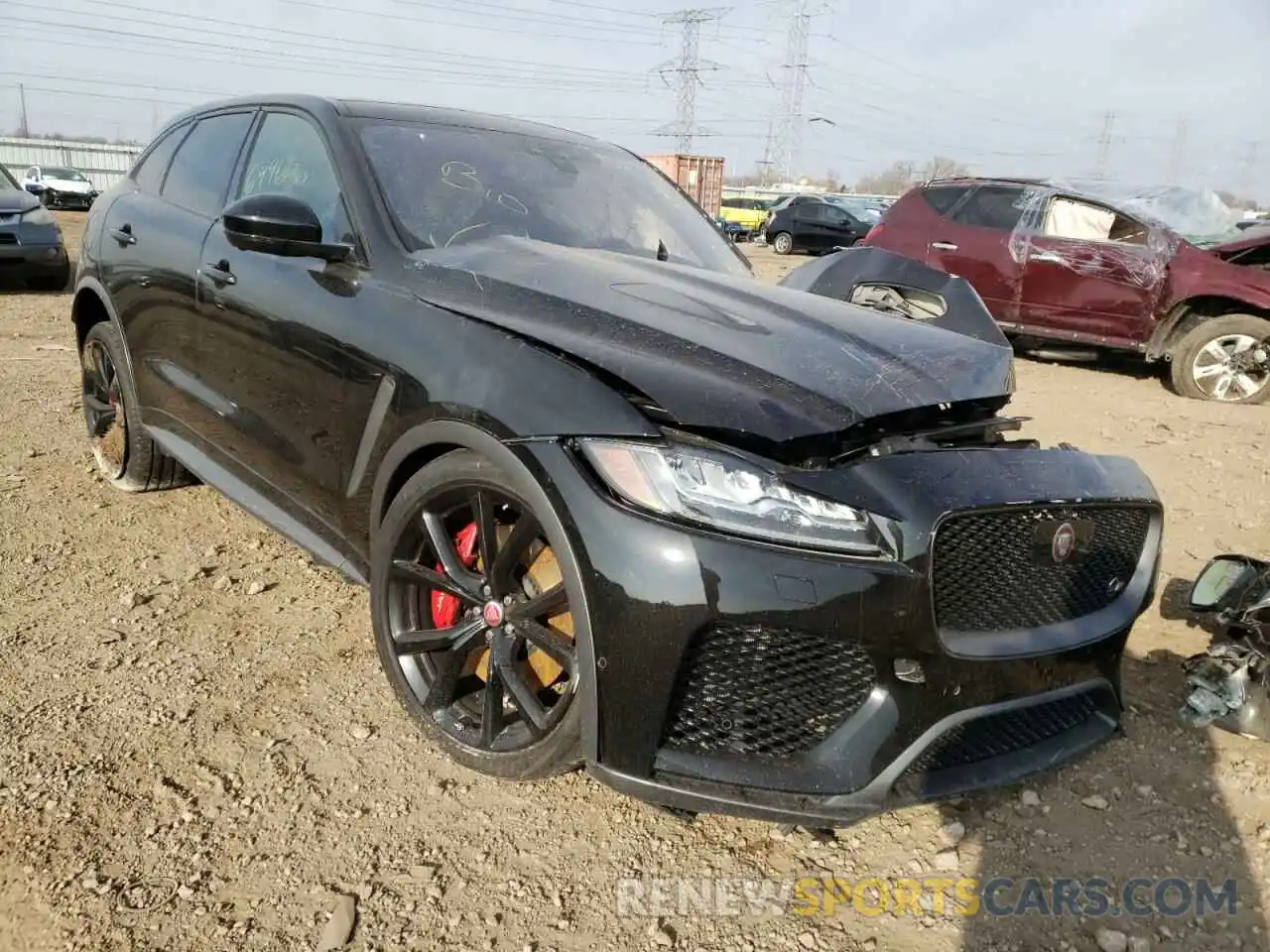 1 Photograph of a damaged car SADCZ2EE6LA617361 JAGUAR F-PACE 2020