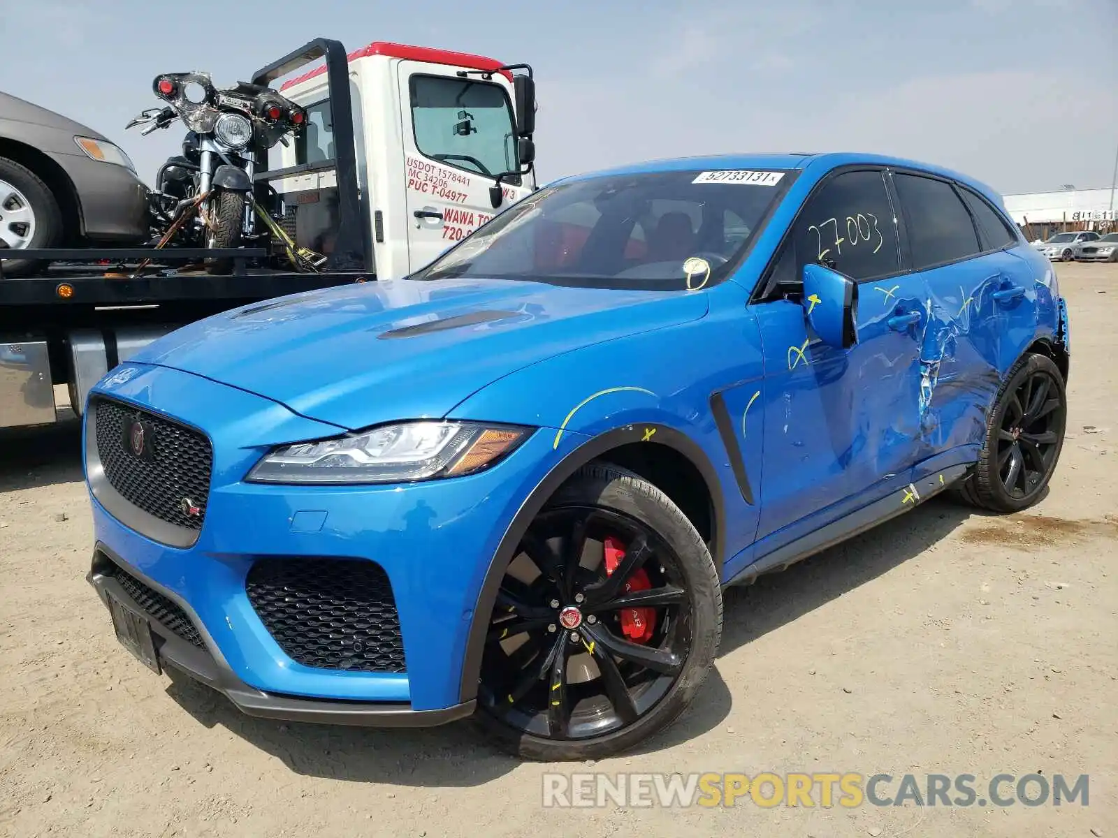 2 Фотография поврежденного автомобиля SADCZ2EE6LA627906 JAGUAR F-PACE 2020