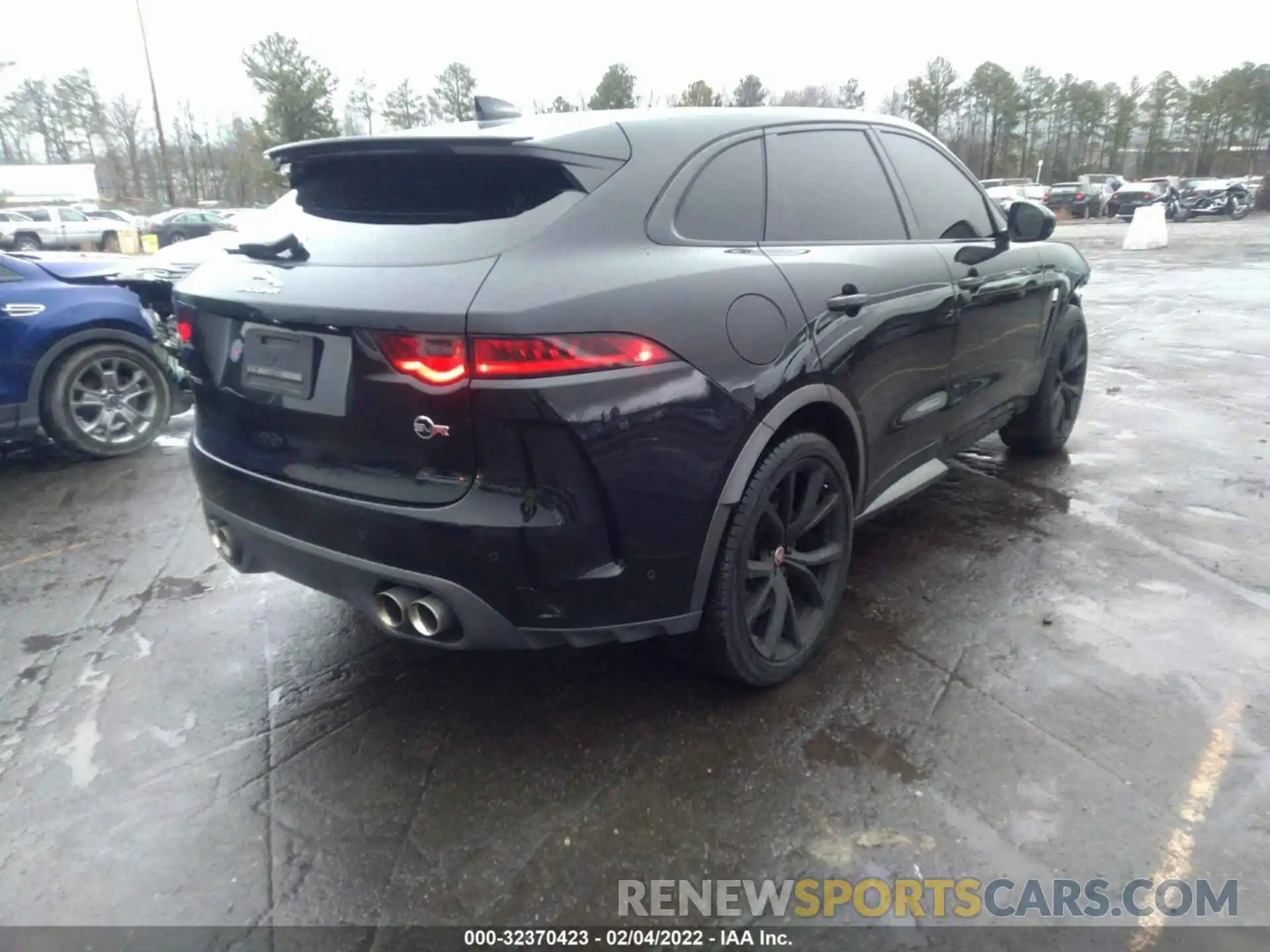 4 Фотография поврежденного автомобиля SADCZ2EE7LA656847 JAGUAR F-PACE 2020