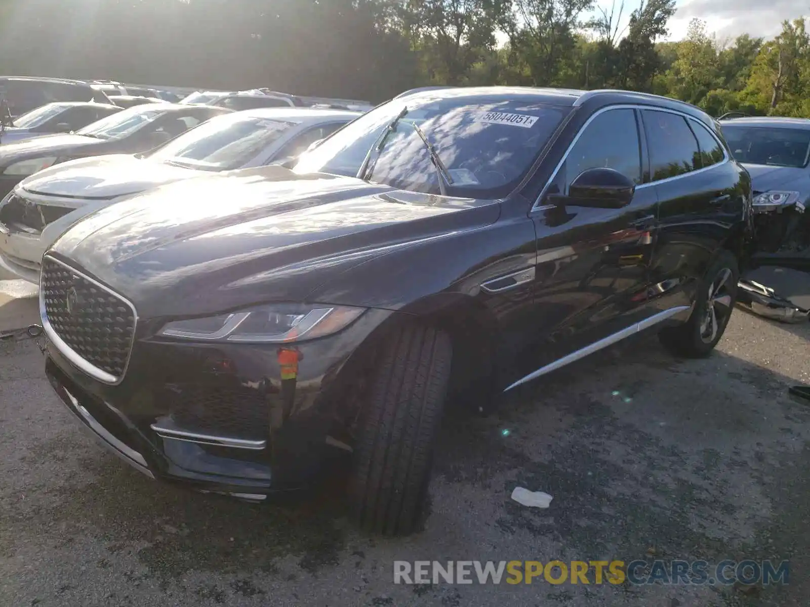 2 Фотография поврежденного автомобиля SADCJ2EU4MA667272 JAGUAR F-PACE 2021