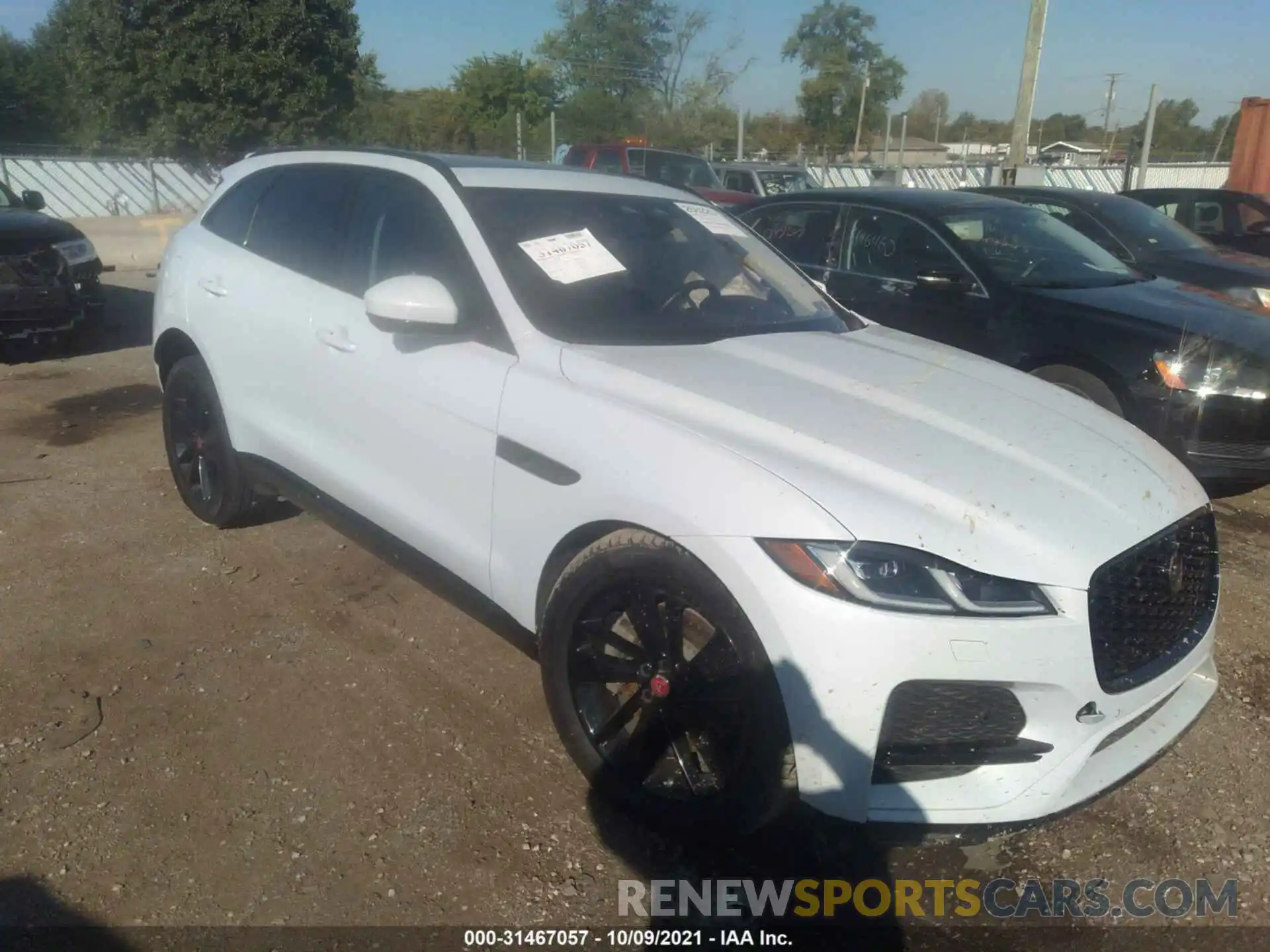 1 Photograph of a damaged car SADCJ2EU9MA665565 JAGUAR F-PACE 2021