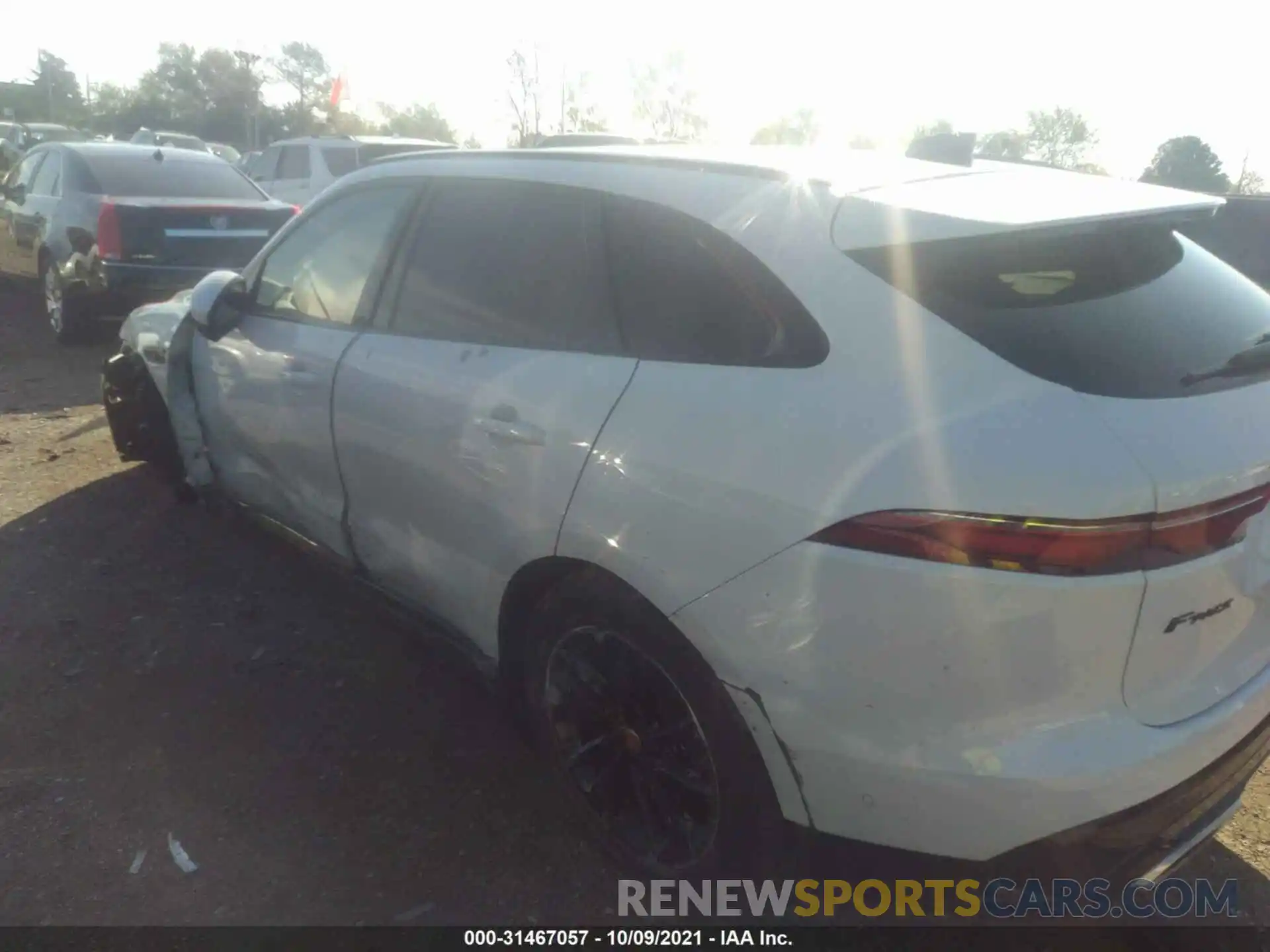 3 Photograph of a damaged car SADCJ2EU9MA665565 JAGUAR F-PACE 2021