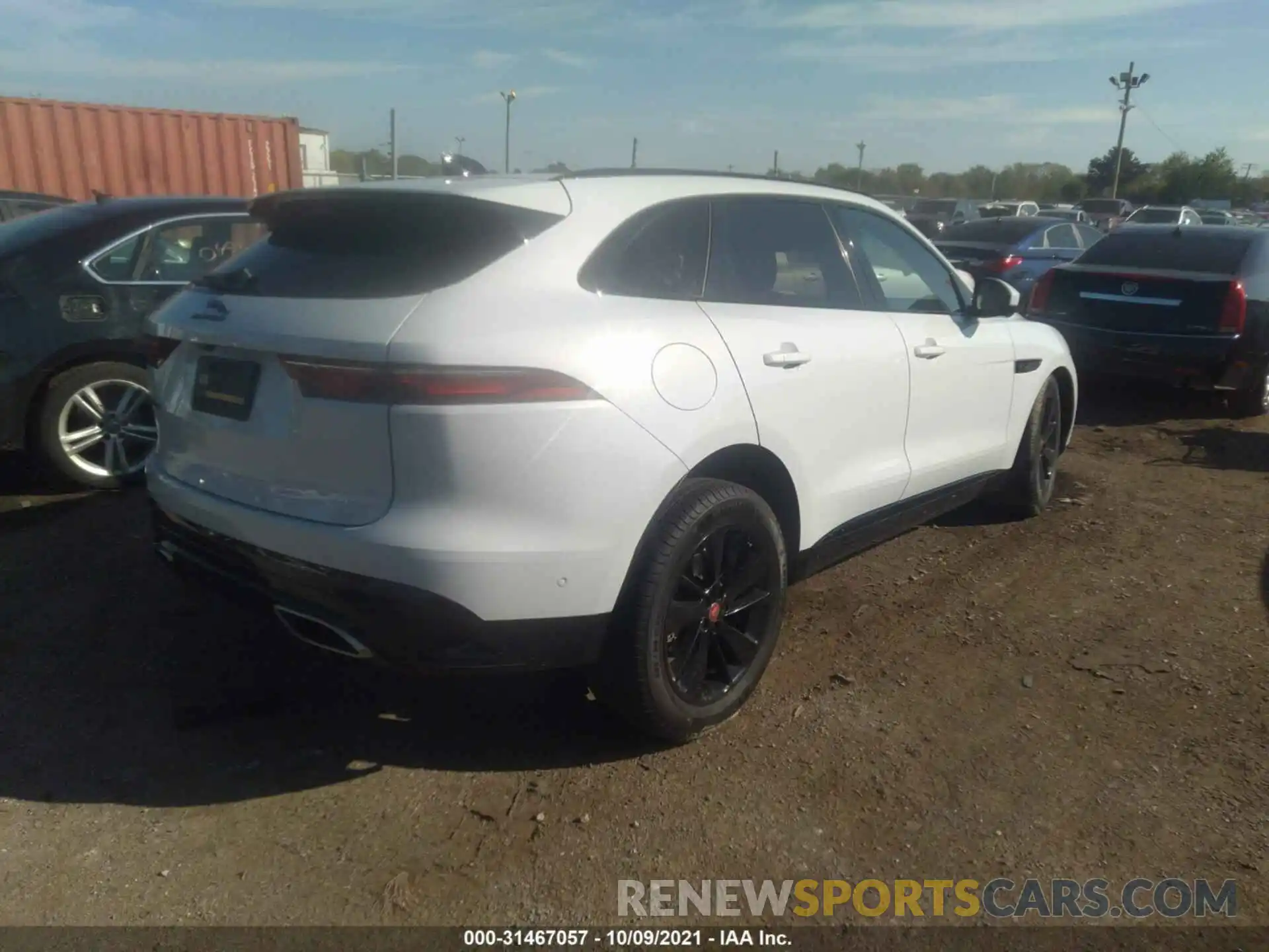 4 Фотография поврежденного автомобиля SADCJ2EU9MA665565 JAGUAR F-PACE 2021