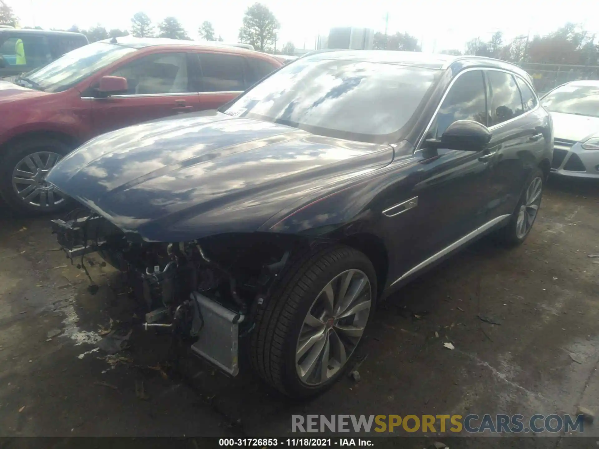 2 Photograph of a damaged car SADCJ2EUXMA678311 JAGUAR F-PACE 2021