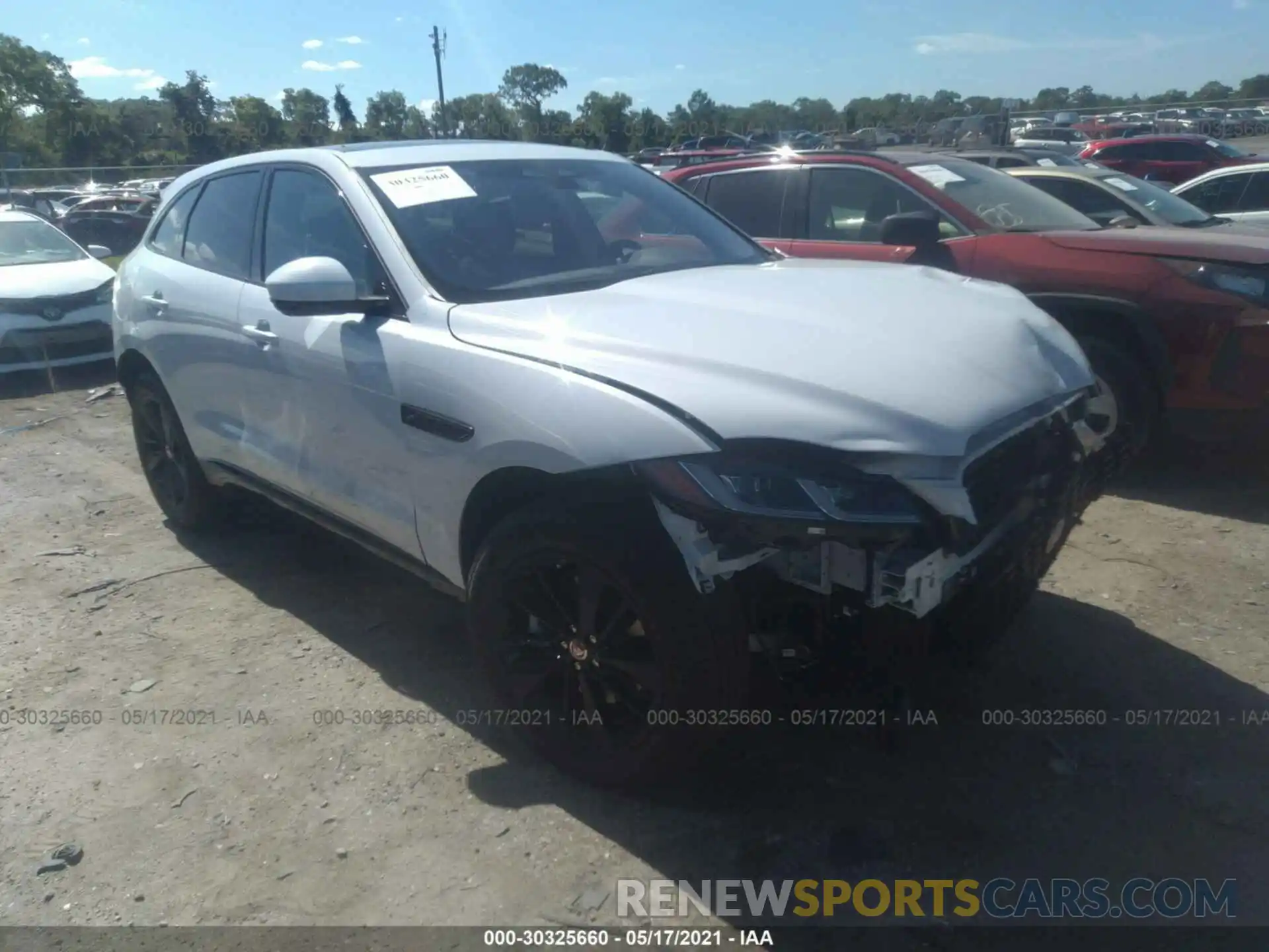 1 Photograph of a damaged car SADCJ2EX0MA667621 JAGUAR F-PACE 2021