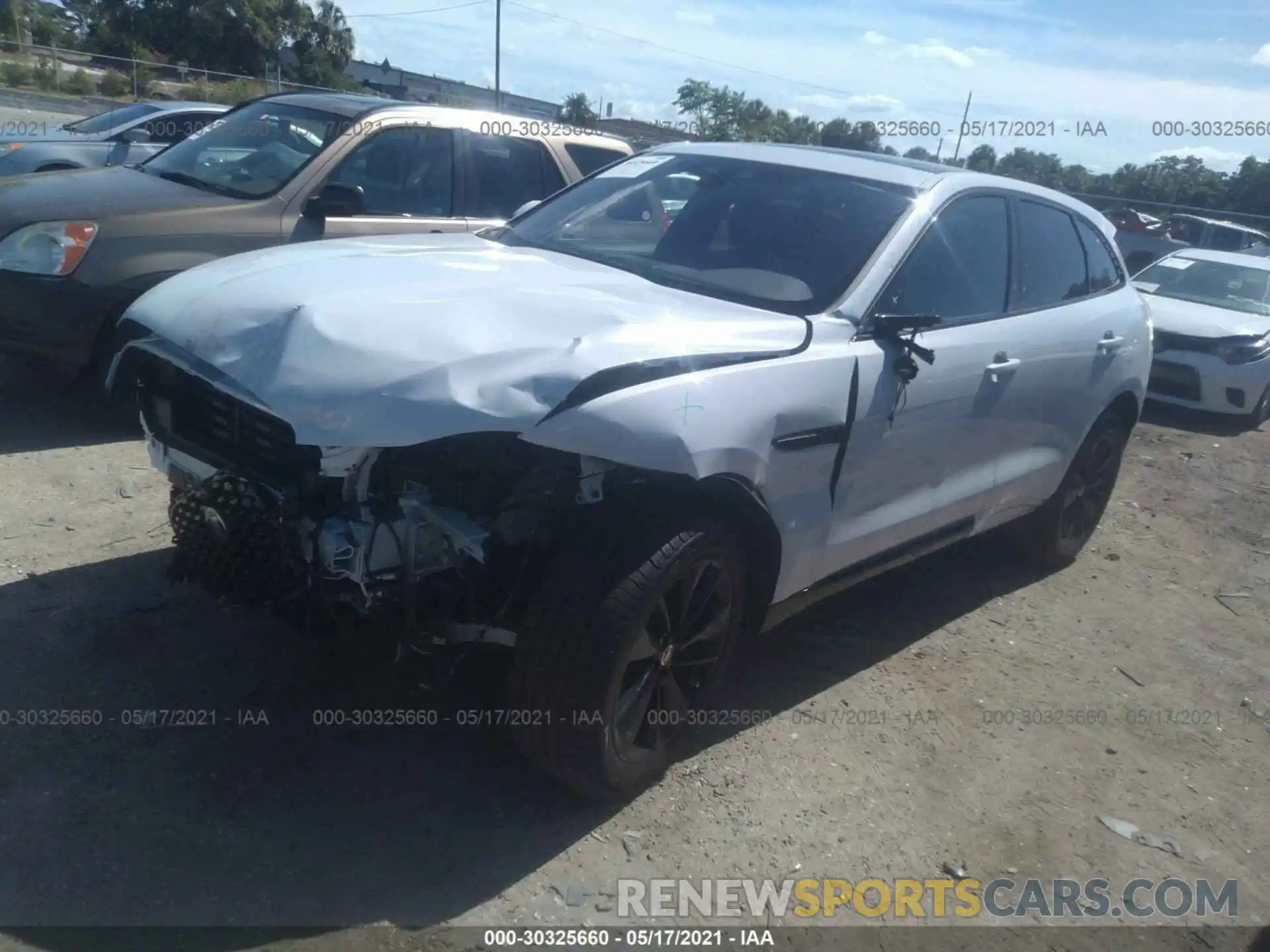 2 Photograph of a damaged car SADCJ2EX0MA667621 JAGUAR F-PACE 2021