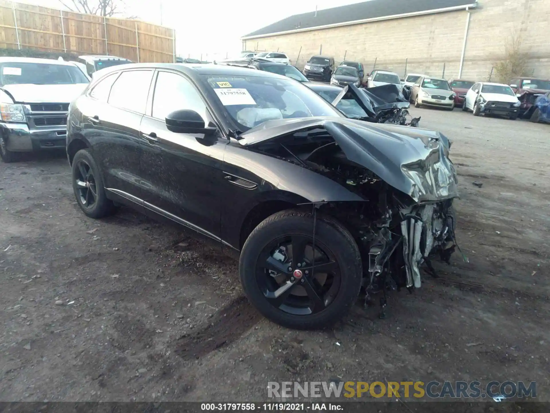 1 Photograph of a damaged car SADCJ2EX0MA680479 JAGUAR F-PACE 2021