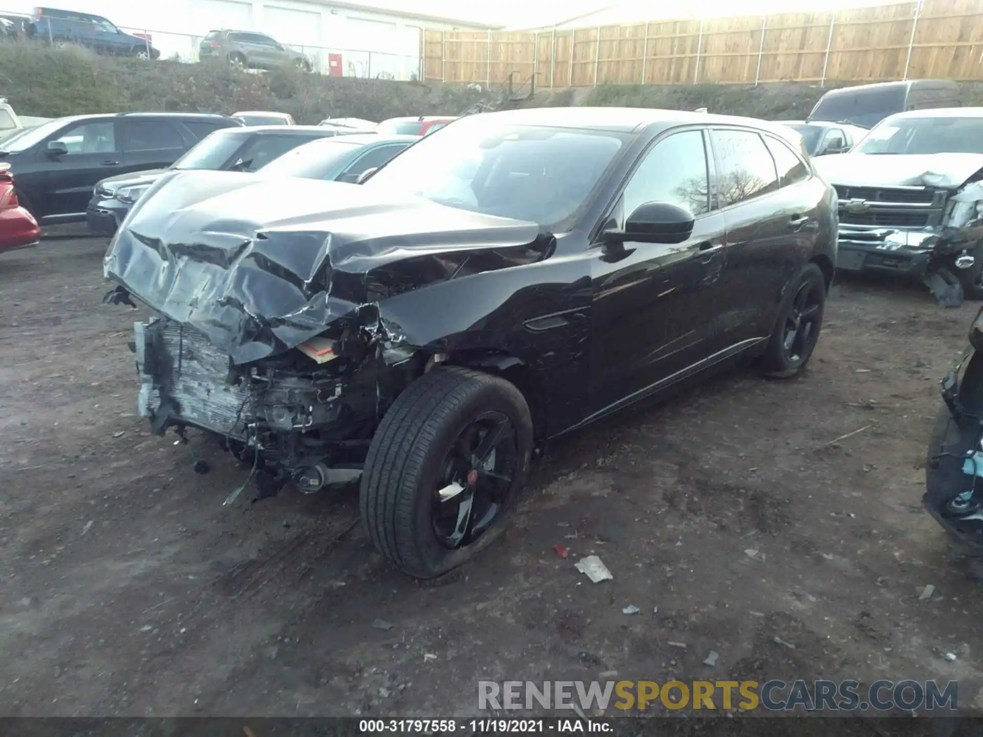 2 Фотография поврежденного автомобиля SADCJ2EX0MA680479 JAGUAR F-PACE 2021