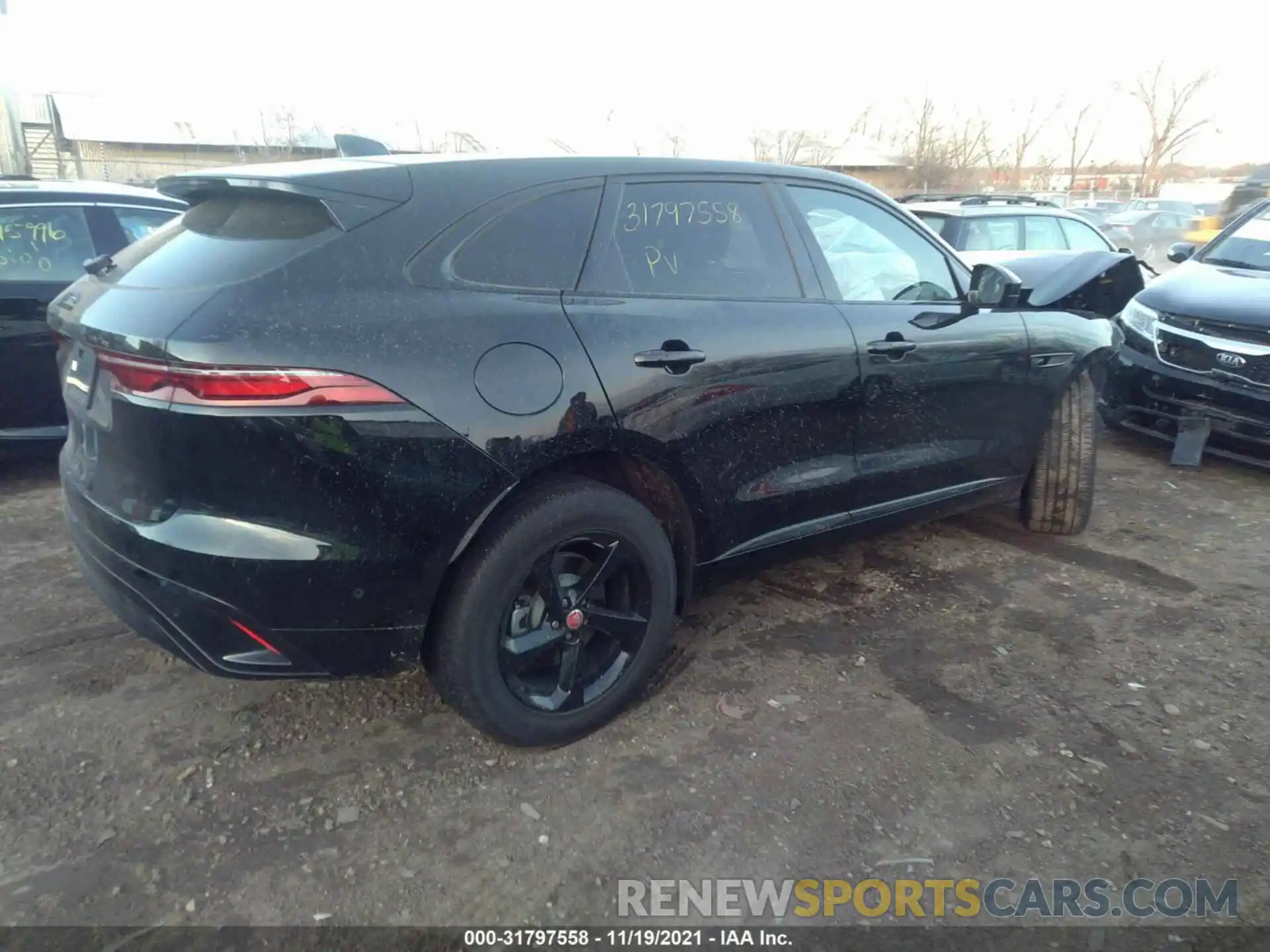 4 Фотография поврежденного автомобиля SADCJ2EX0MA680479 JAGUAR F-PACE 2021