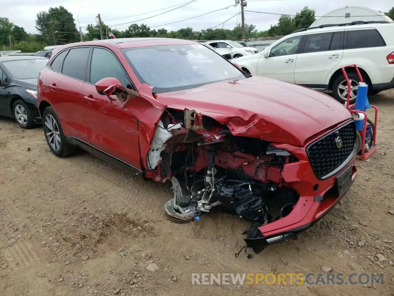 1 Photograph of a damaged car SADCJ2EX0MA684449 JAGUAR F-PACE 2021