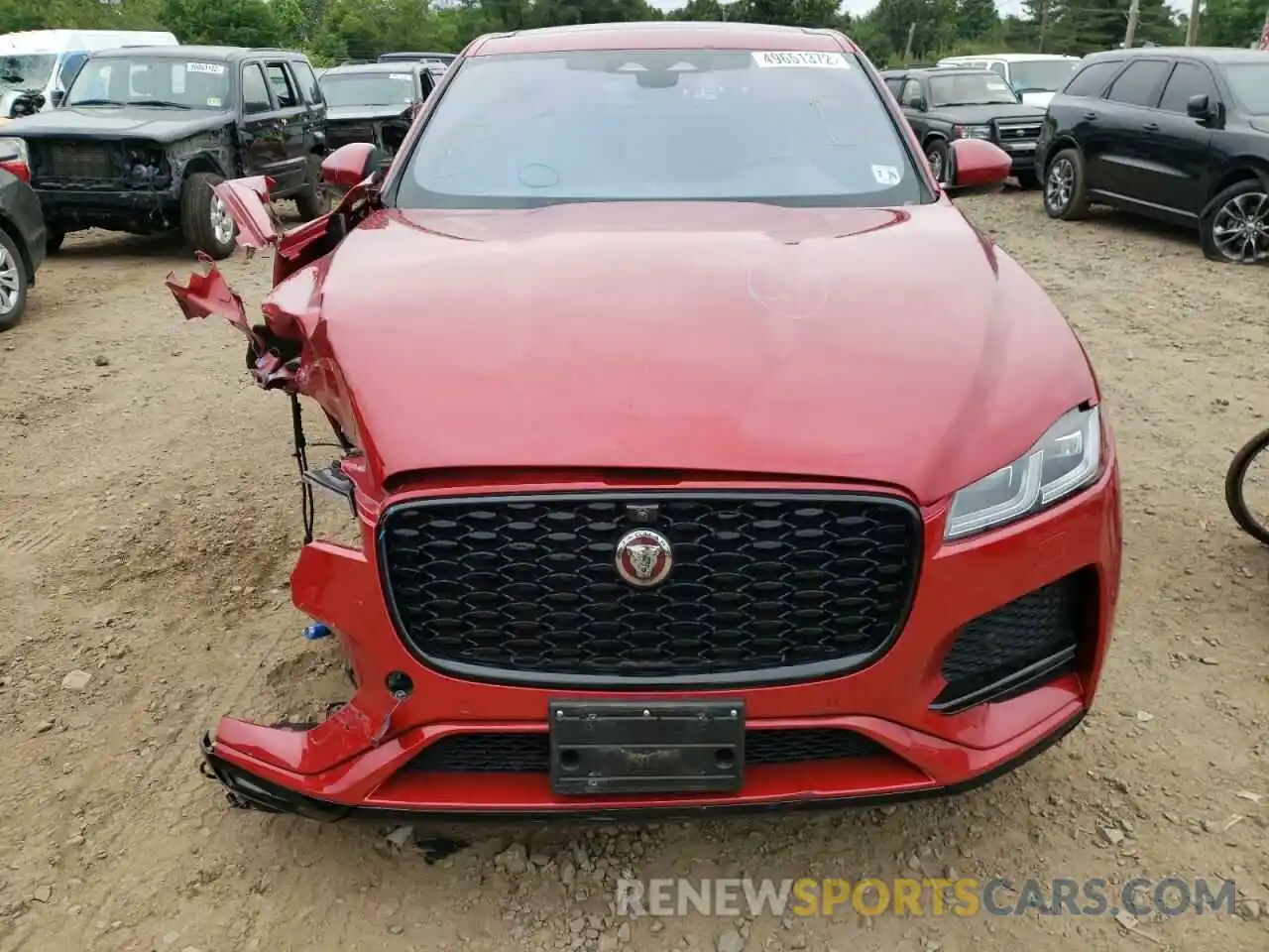 10 Photograph of a damaged car SADCJ2EX0MA684449 JAGUAR F-PACE 2021