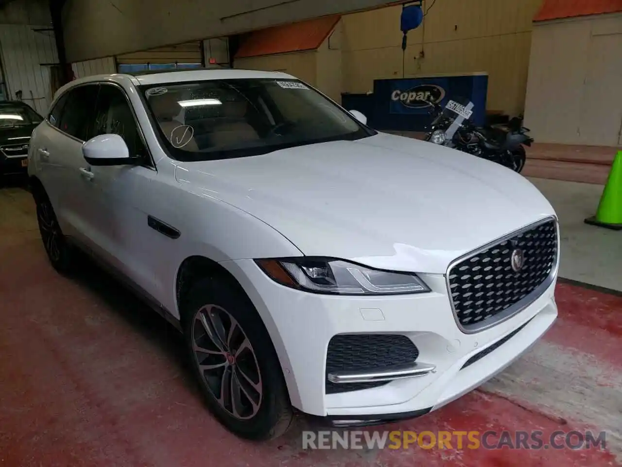 1 Photograph of a damaged car SADCJ2EX1MA680264 JAGUAR F-PACE 2021