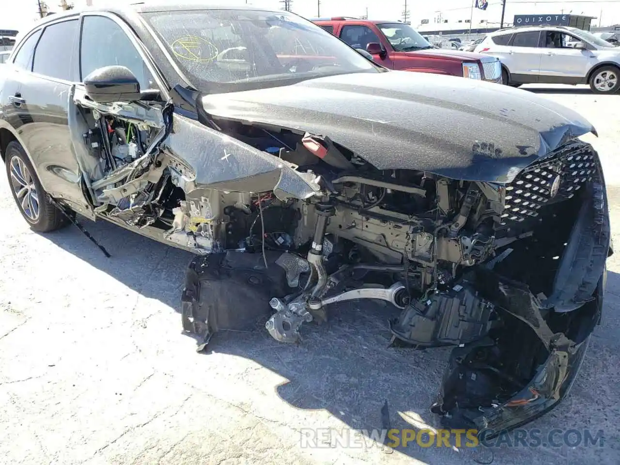 9 Photograph of a damaged car SADCJ2EX1MA680703 JAGUAR F-PACE 2021