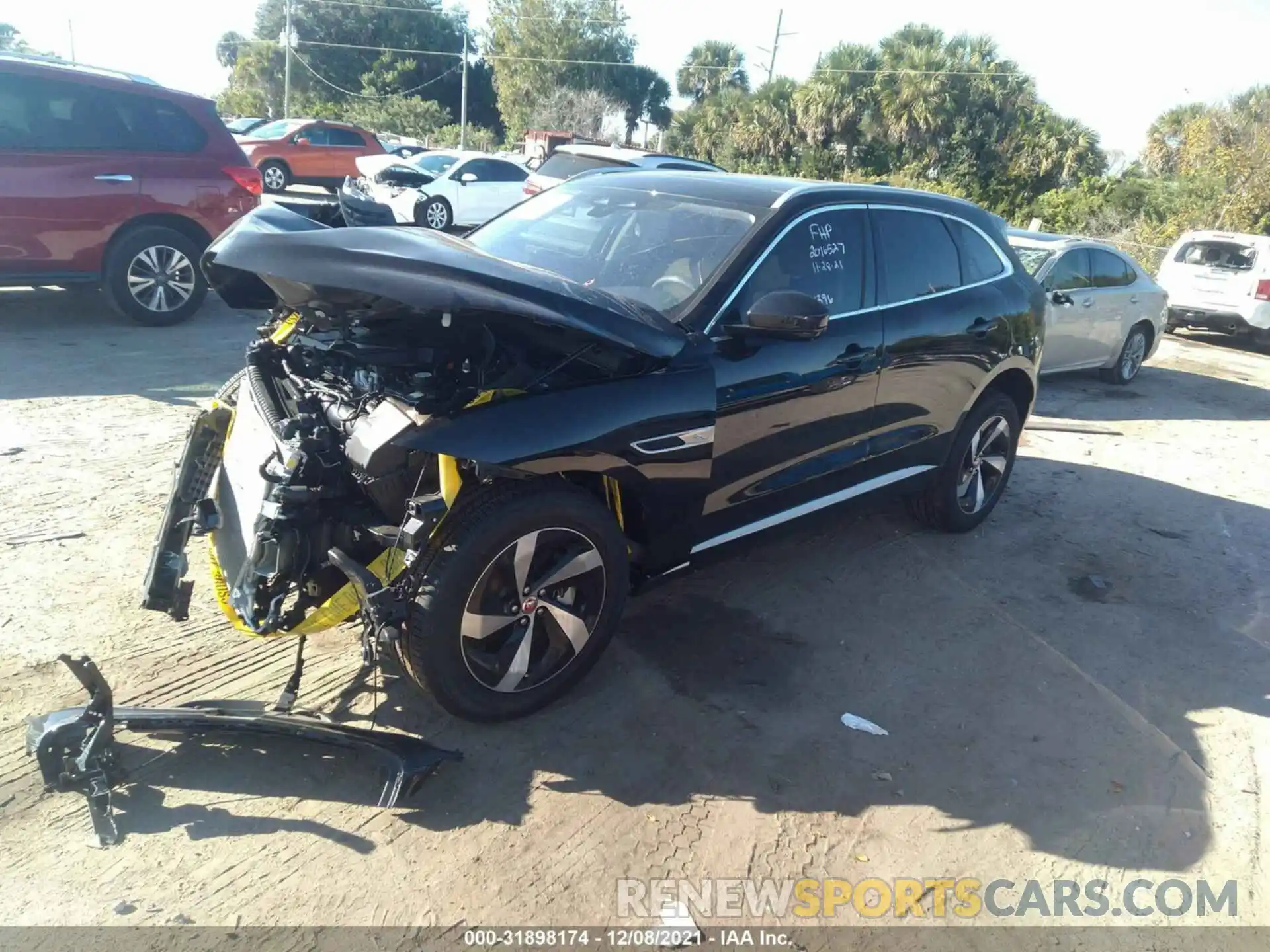 2 Photograph of a damaged car SADCJ2EX1MA681396 JAGUAR F-PACE 2021