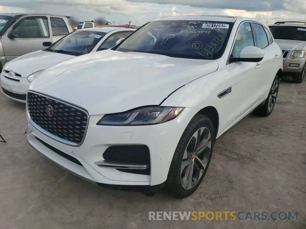 2 Photograph of a damaged car SADCJ2EX3MA687278 JAGUAR F-PACE 2021