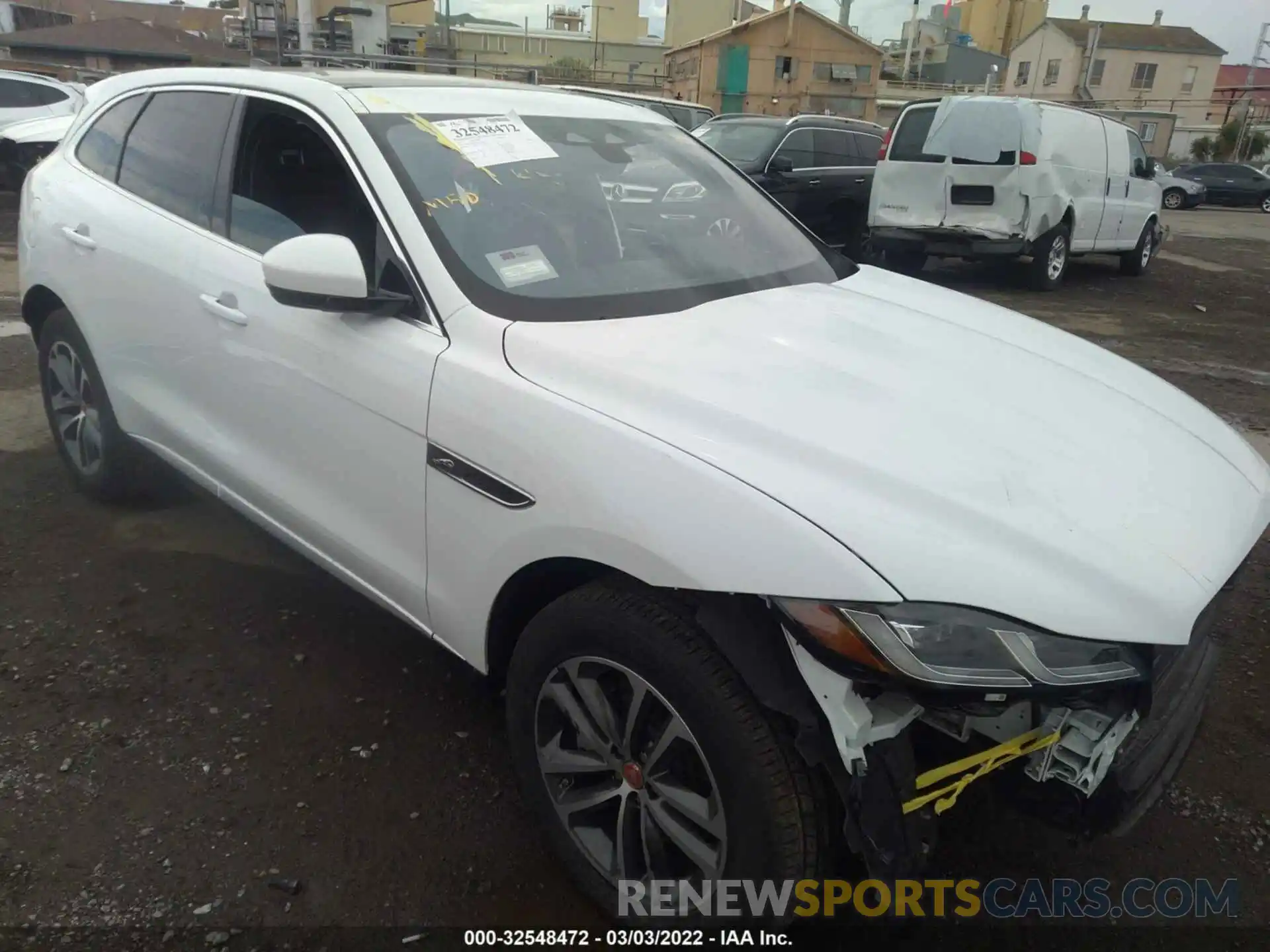 1 Photograph of a damaged car SADCJ2EX4MA667119 JAGUAR F-PACE 2021