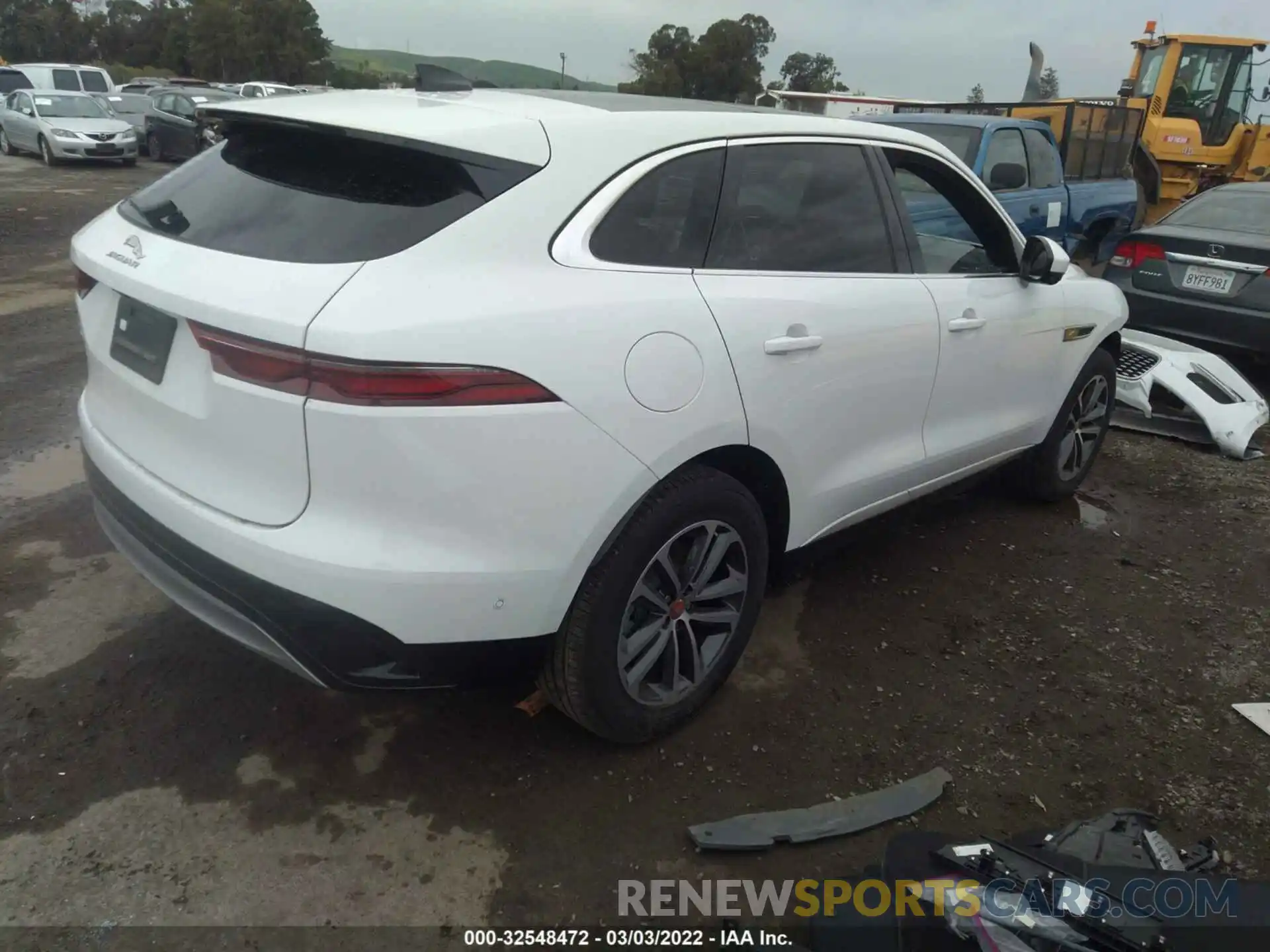 4 Фотография поврежденного автомобиля SADCJ2EX4MA667119 JAGUAR F-PACE 2021