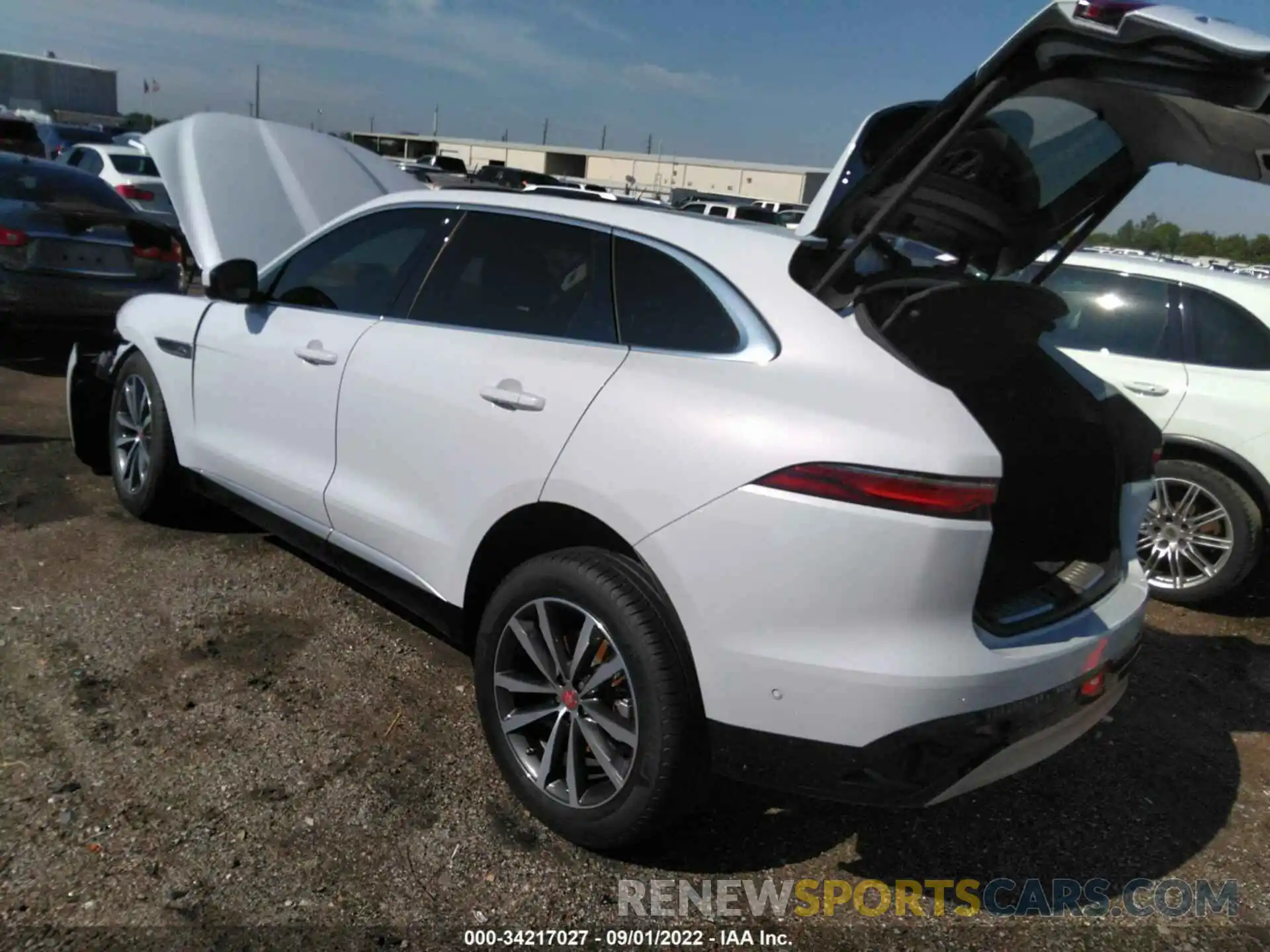 3 Фотография поврежденного автомобиля SADCJ2EX4MA668254 JAGUAR F-PACE 2021