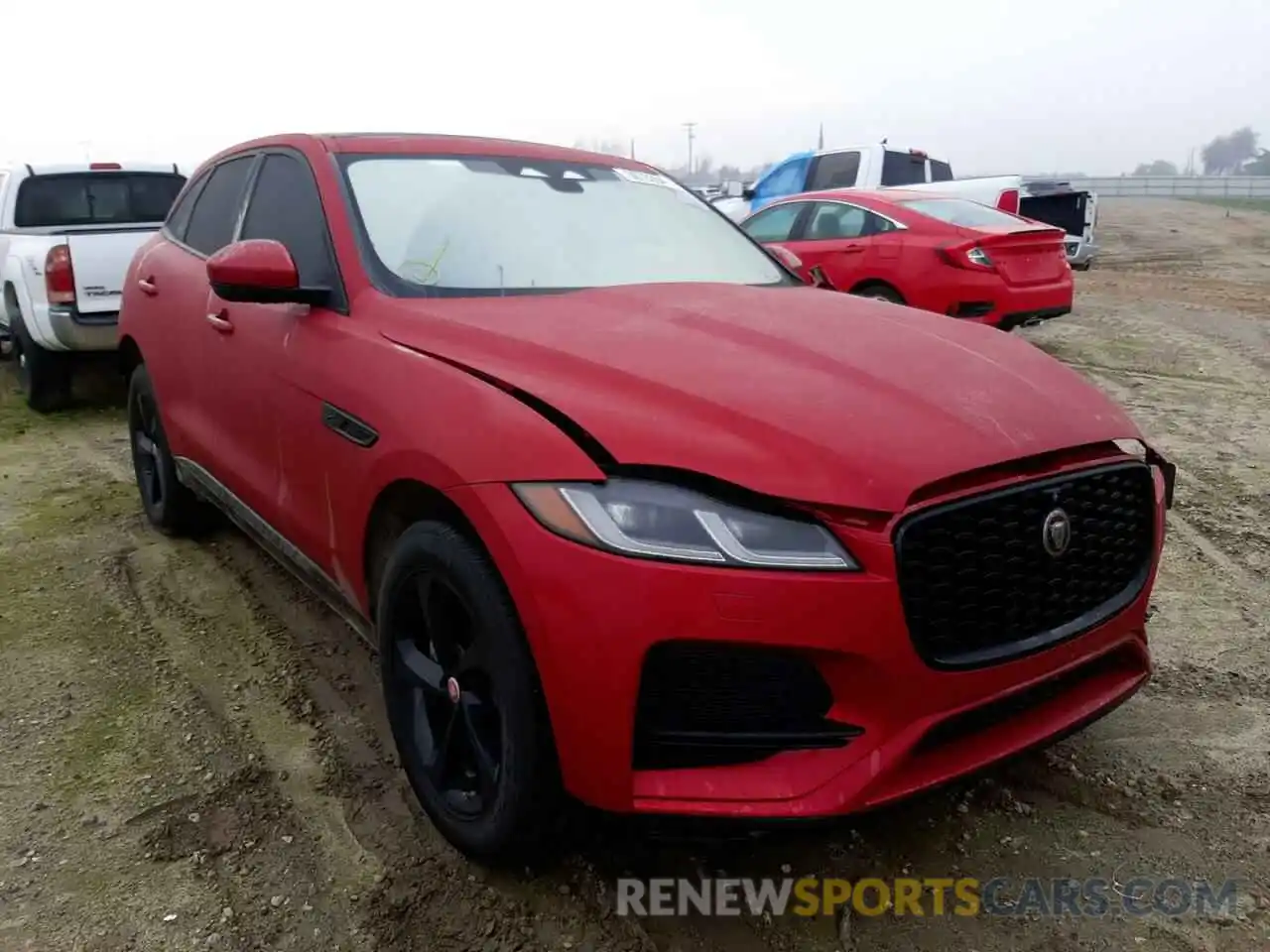 1 Photograph of a damaged car SADCJ2EX4MA669324 JAGUAR F-PACE 2021