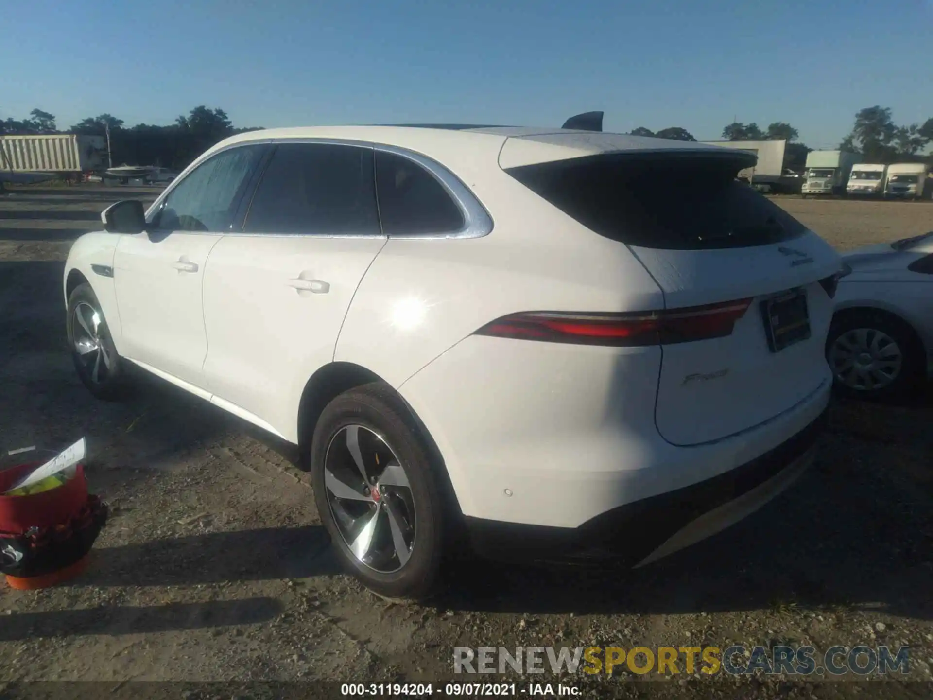 3 Photograph of a damaged car SADCJ2EX4MA671039 JAGUAR F-PACE 2021