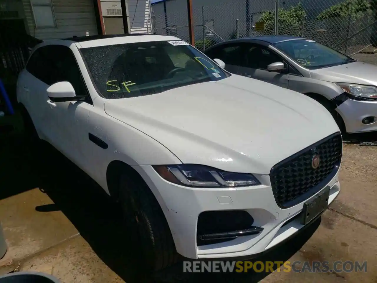 1 Photograph of a damaged car SADCJ2EX5MA665363 JAGUAR F-PACE 2021