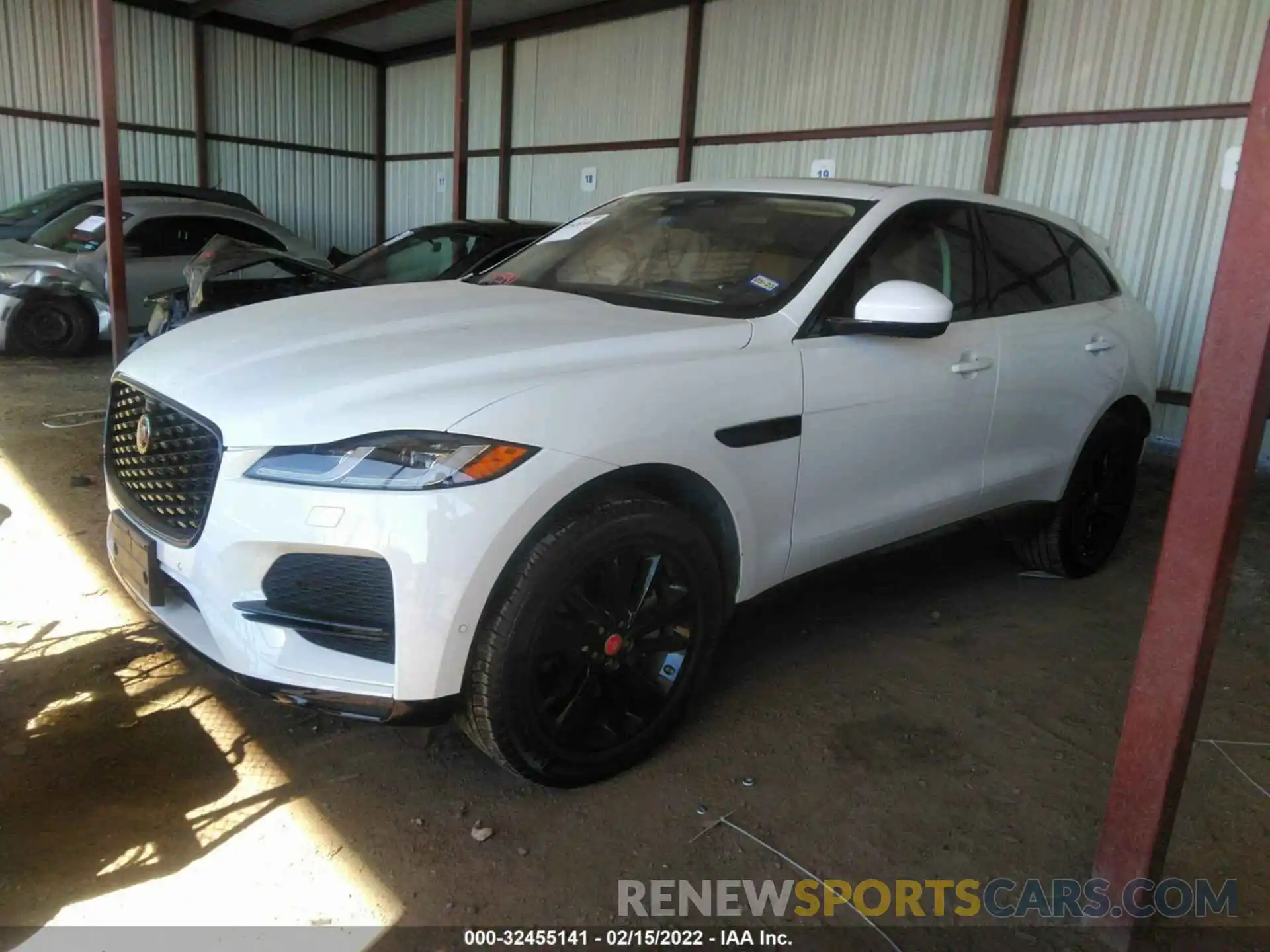 2 Фотография поврежденного автомобиля SADCJ2EX5MA678923 JAGUAR F-PACE 2021