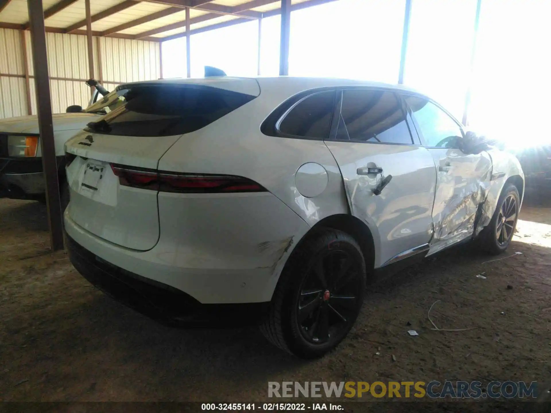 4 Фотография поврежденного автомобиля SADCJ2EX5MA678923 JAGUAR F-PACE 2021