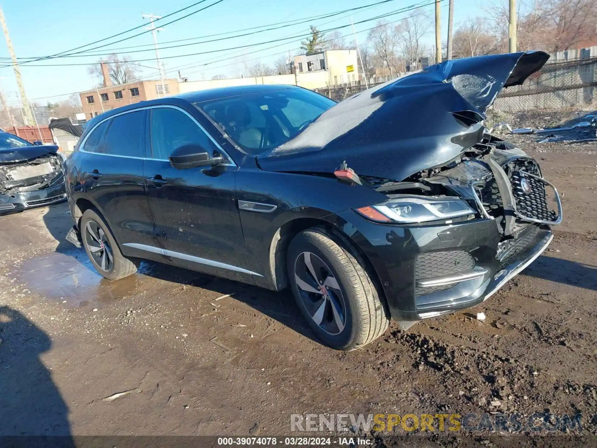 1 Photograph of a damaged car SADCJ2EX5MA684995 JAGUAR F-PACE 2021