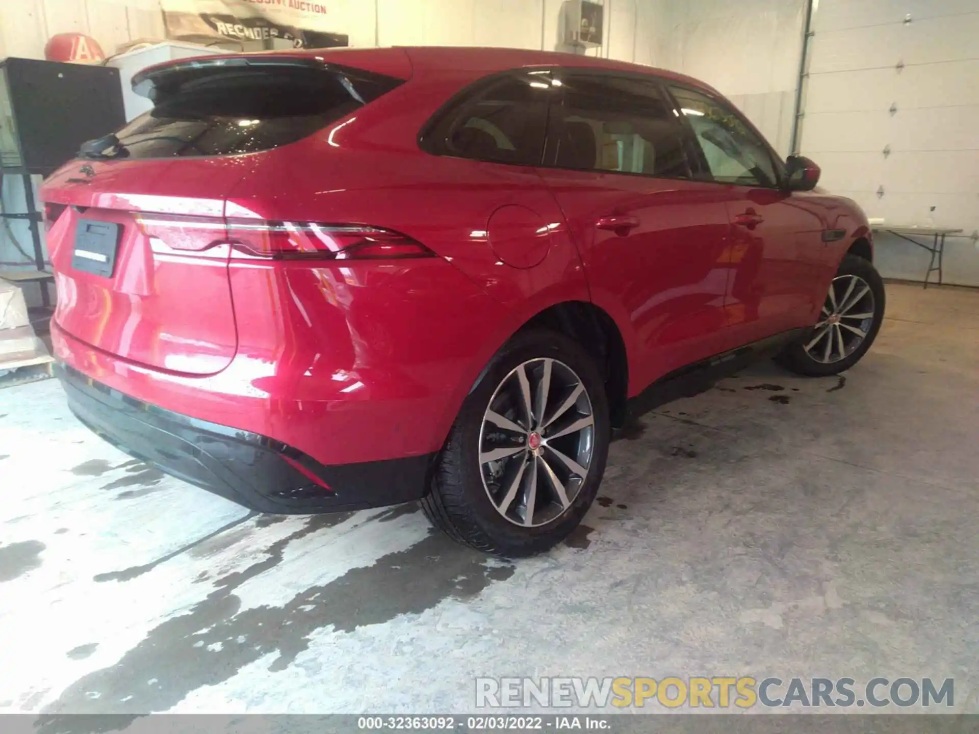 6 Фотография поврежденного автомобиля SADCJ2EX6MA674802 JAGUAR F-PACE 2021