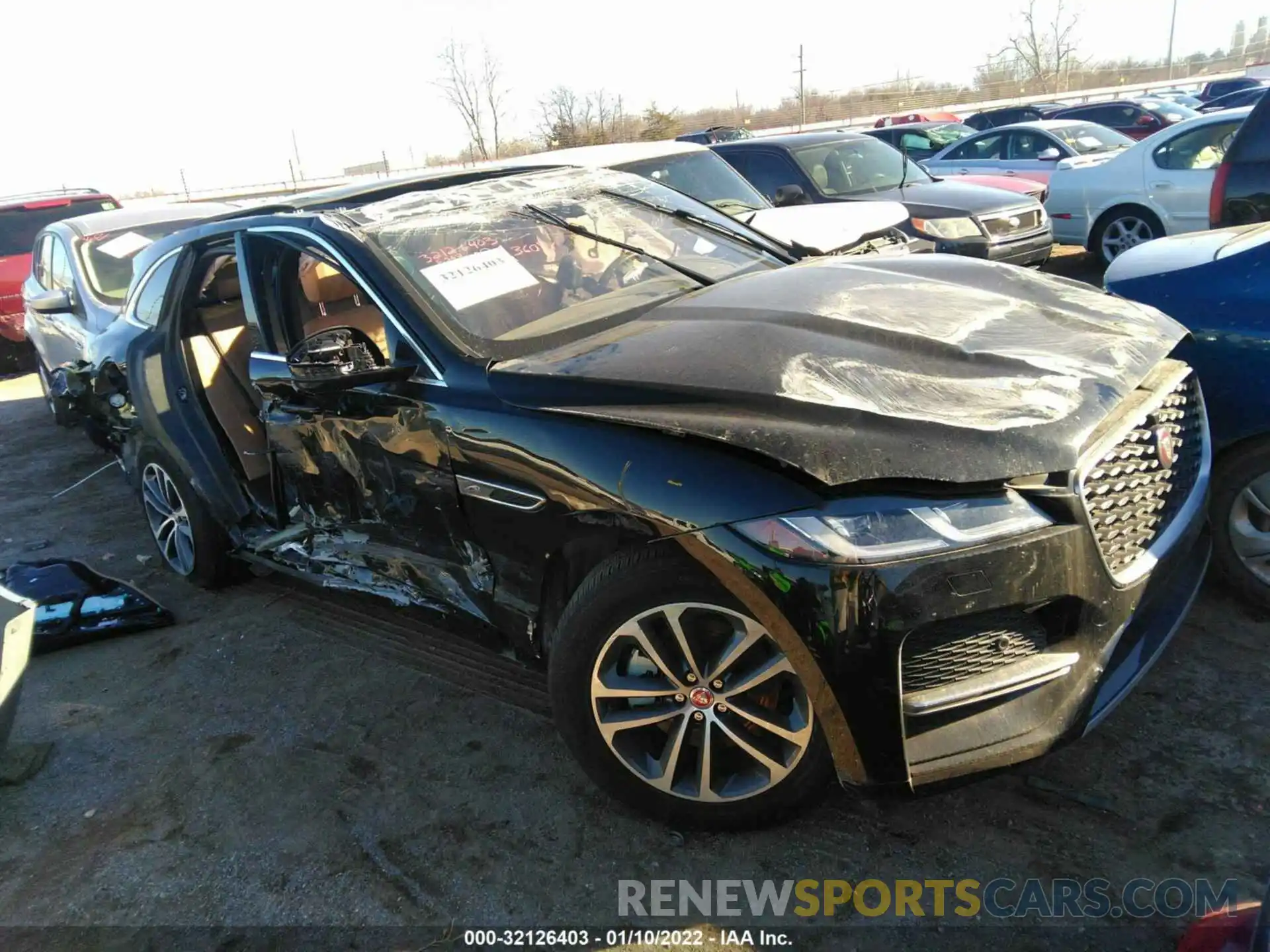 1 Photograph of a damaged car SADCJ2EX6MA678798 JAGUAR F-PACE 2021