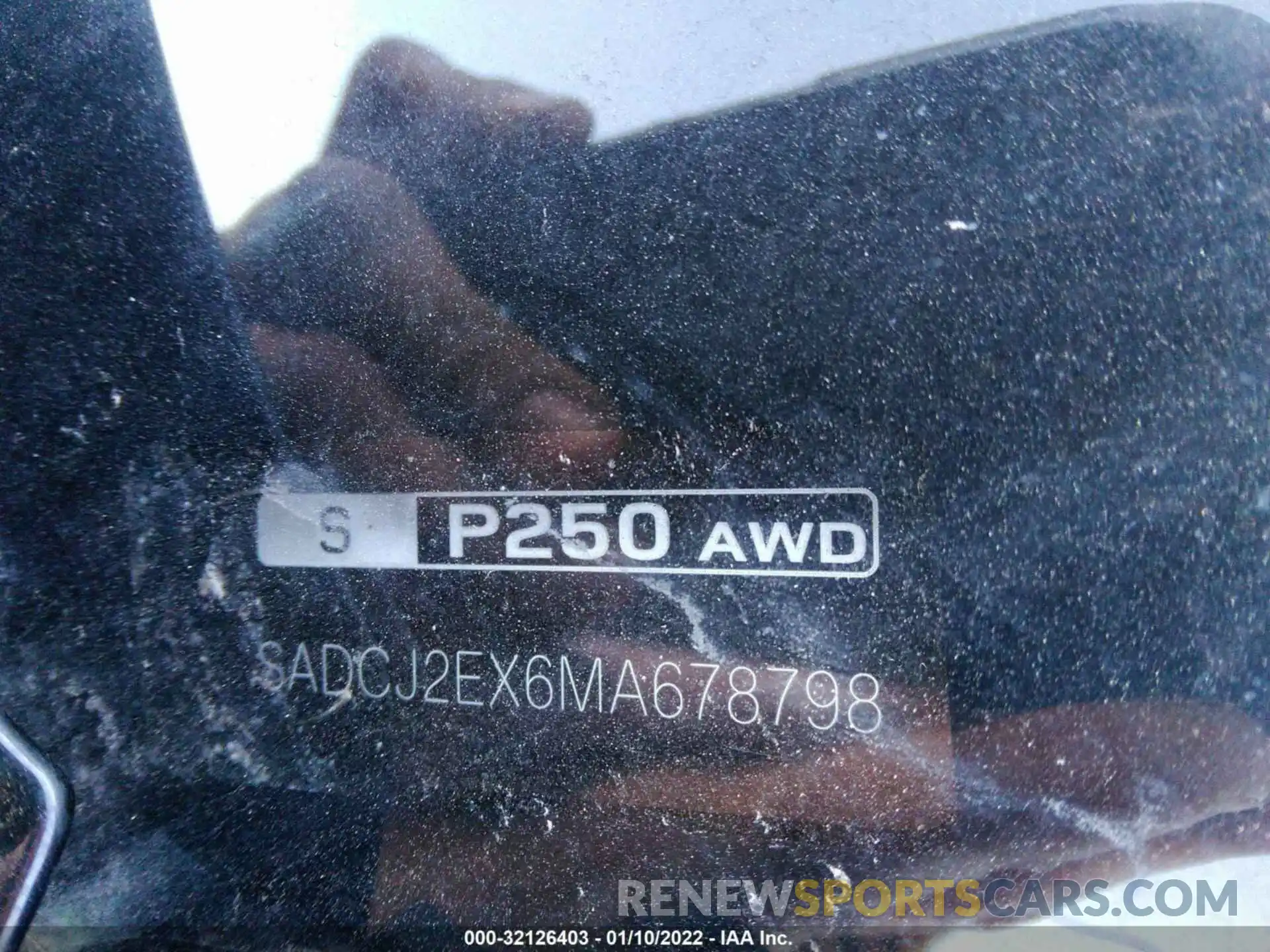 9 Photograph of a damaged car SADCJ2EX6MA678798 JAGUAR F-PACE 2021