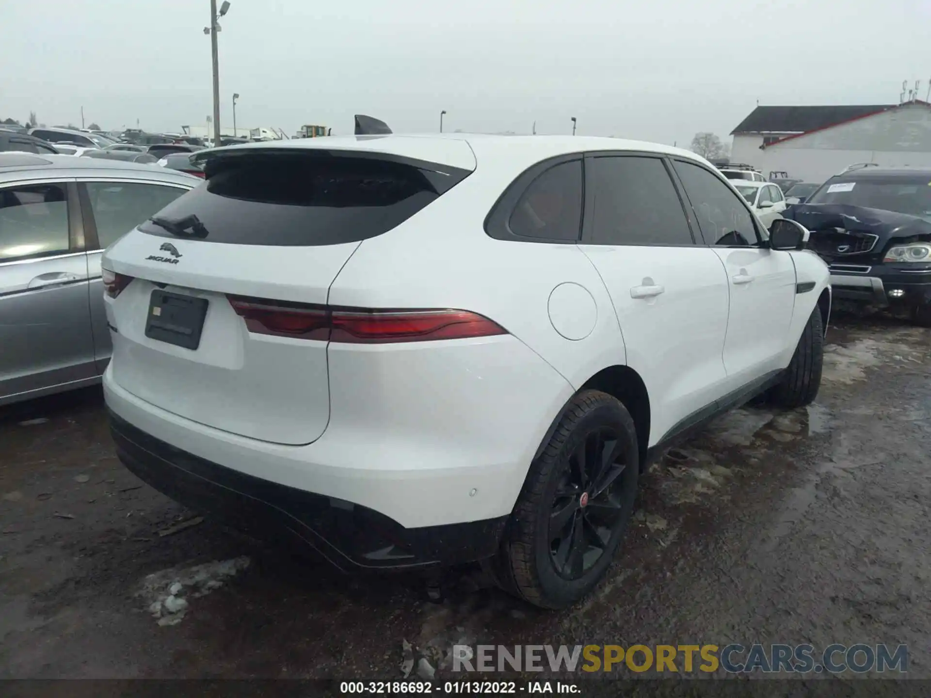 4 Фотография поврежденного автомобиля SADCJ2EX7MA666983 JAGUAR F-PACE 2021