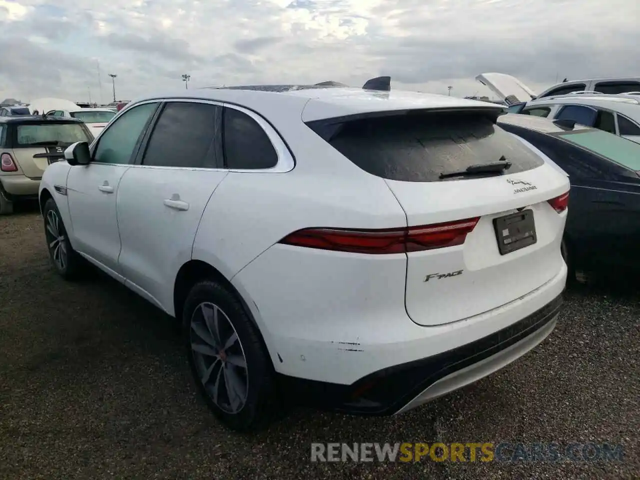 3 Фотография поврежденного автомобиля SADCJ2EX7MA681595 JAGUAR F-PACE 2021