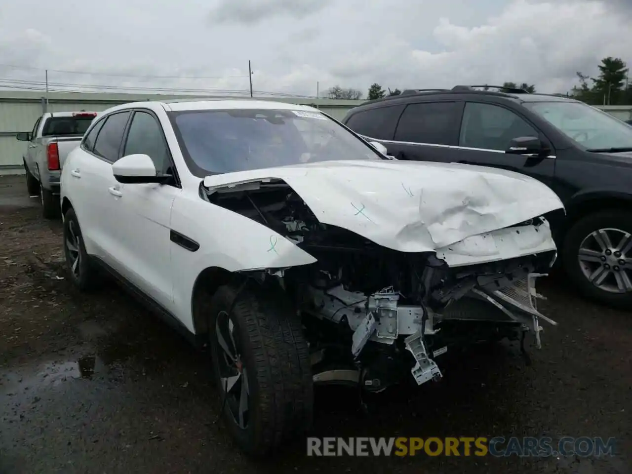 1 Photograph of a damaged car SADCJ2EX8MA668399 JAGUAR F-PACE 2021